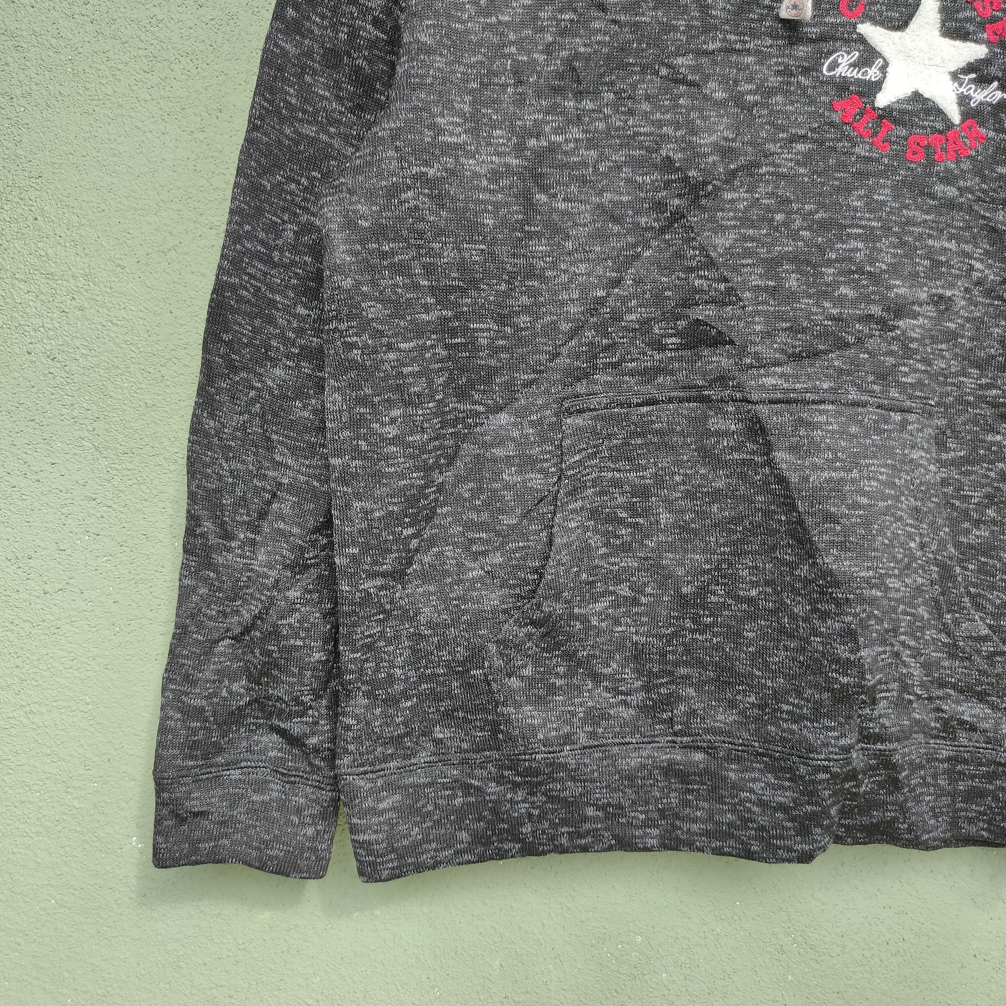 Converse Vintage Converse All Star Embroidery Logo Hoodie Sweatshirt Size US M / EU 48-50 / 2 - 2 Thumbnail
