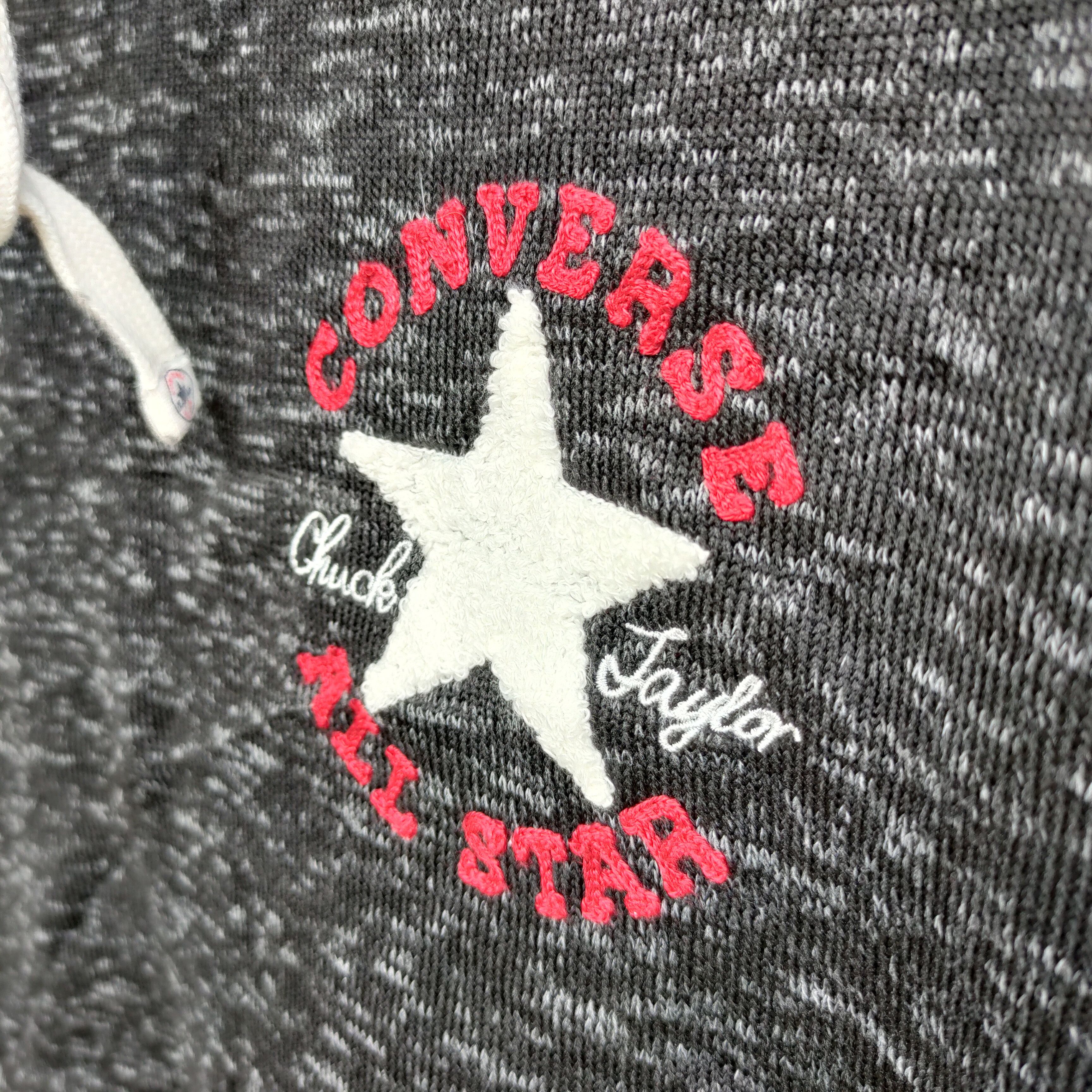 Converse Vintage Converse All Star Embroidery Logo Hoodie Sweatshirt Size US M / EU 48-50 / 2 - 7 Thumbnail