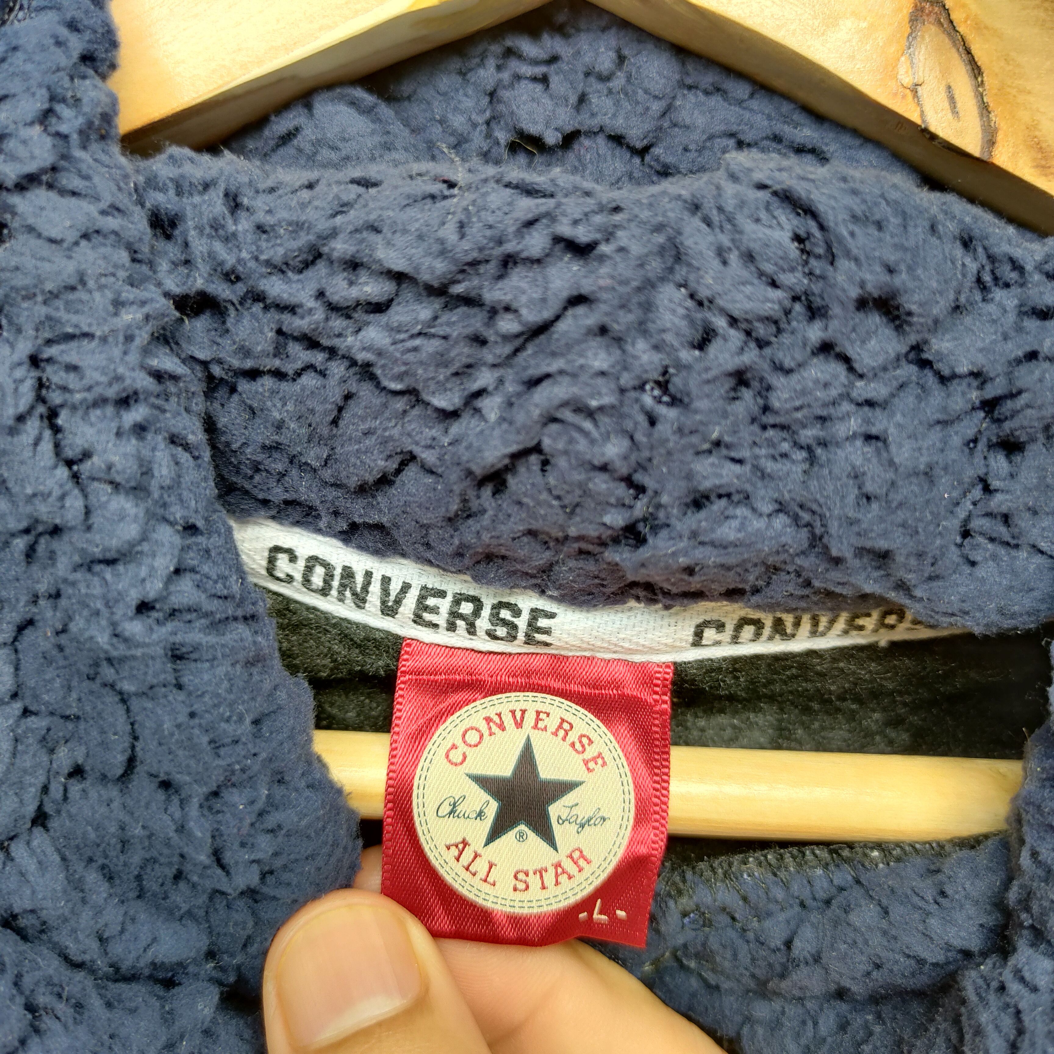 Converse Vintage Converse All Star Embroidery Logo Hoodie Sweatshirt Size US M / EU 48-50 / 2 - 6 Thumbnail