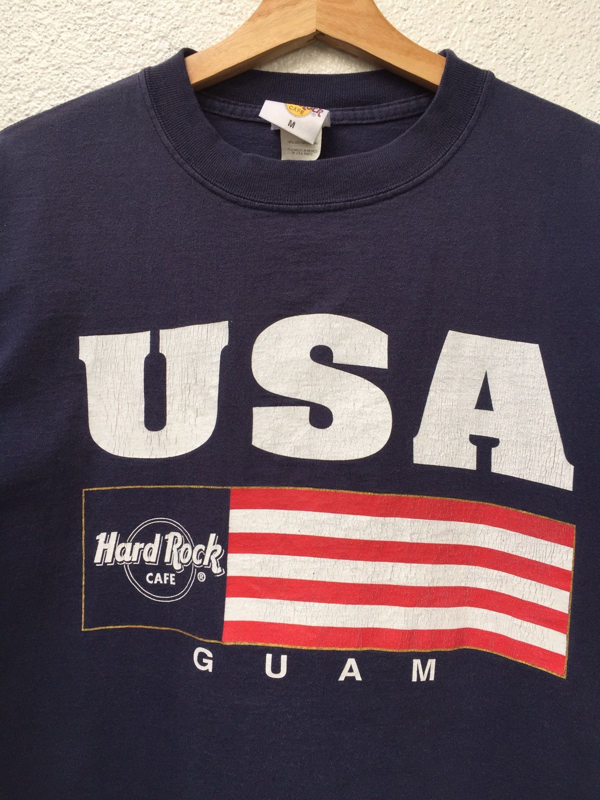 Hard Rock Cafe × Vintage Vintage Hard Rock Cafe Guam USA Flag T-shirts Size US M / EU 48-50 / 2 - 2 Thumbnail