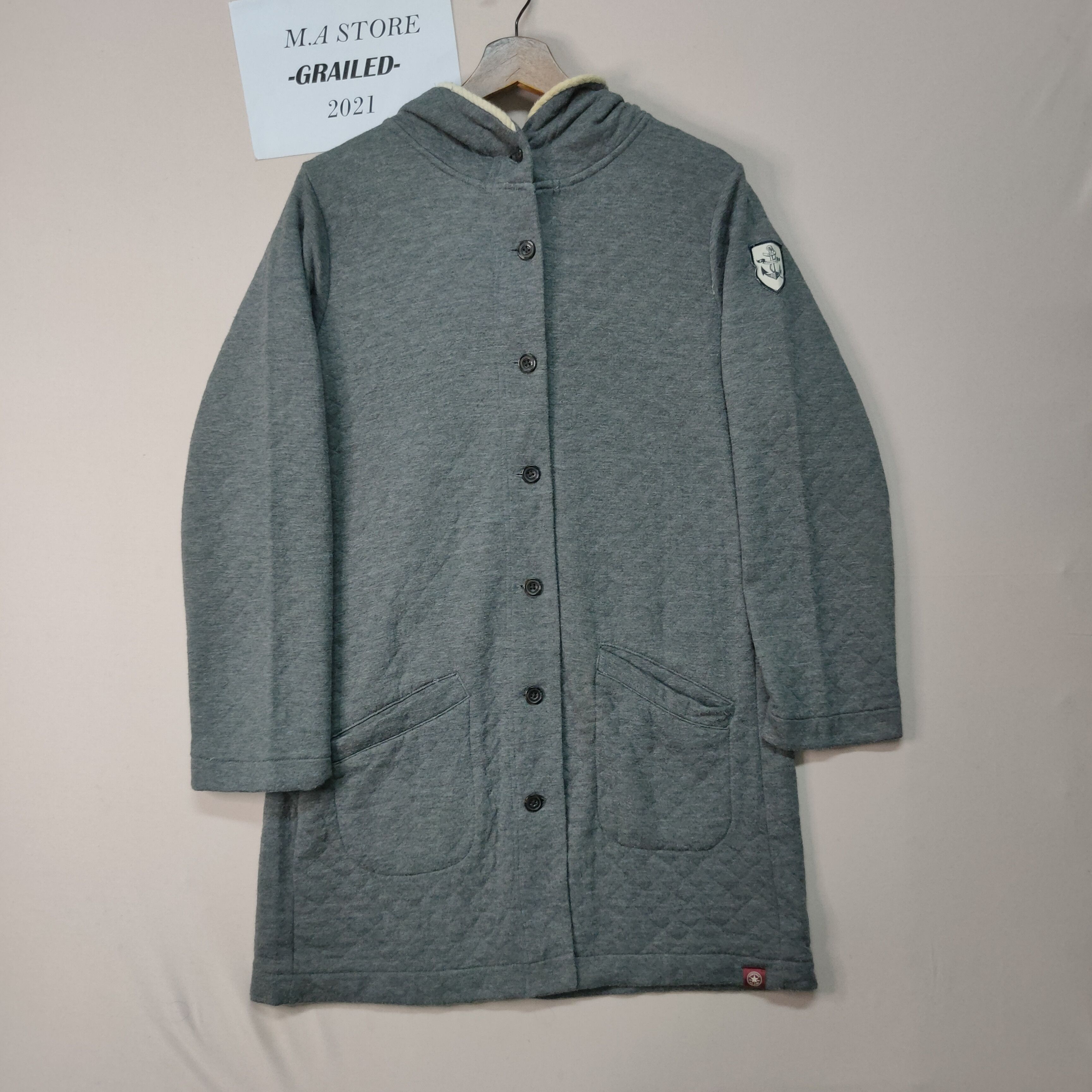 Converse VINTAGE CONVERSE BUTTON UPS HOODIE SWEATER Size US M / EU 48-50 / 2 - 1 Thumbnail