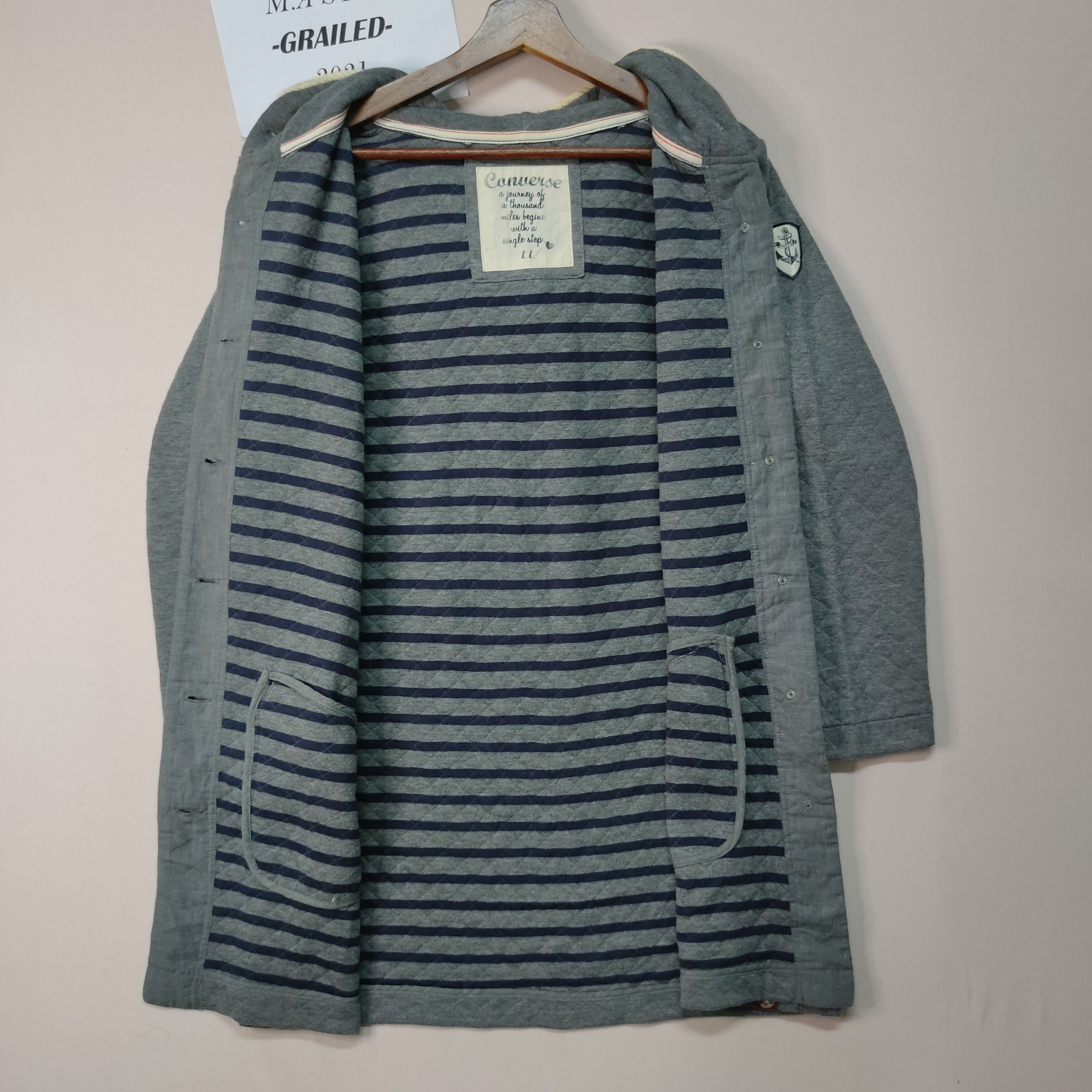 Converse VINTAGE CONVERSE BUTTON UPS HOODIE SWEATER Size US M / EU 48-50 / 2 - 2 Thumbnail