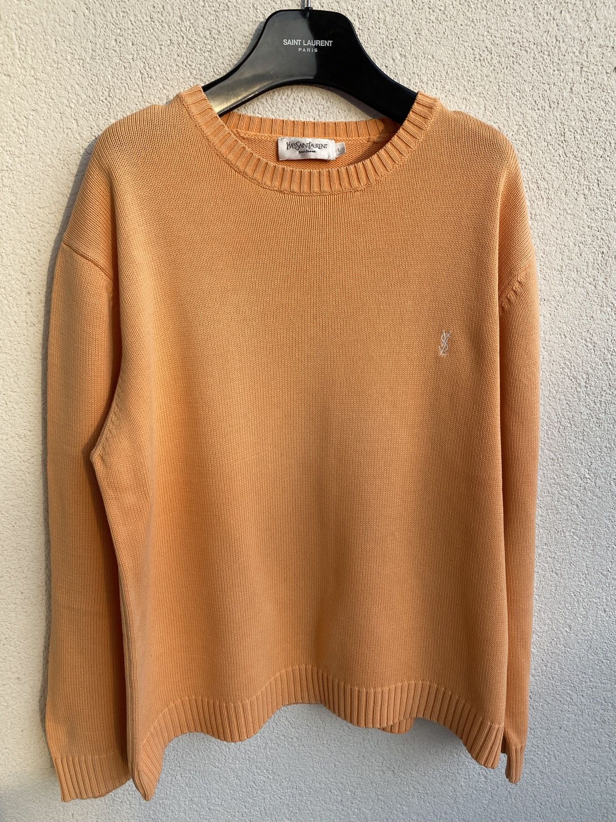 Yves Saint Laurent Orange YSL Sweater Knit Size US L / EU 52-54 / 3 - 3 Thumbnail