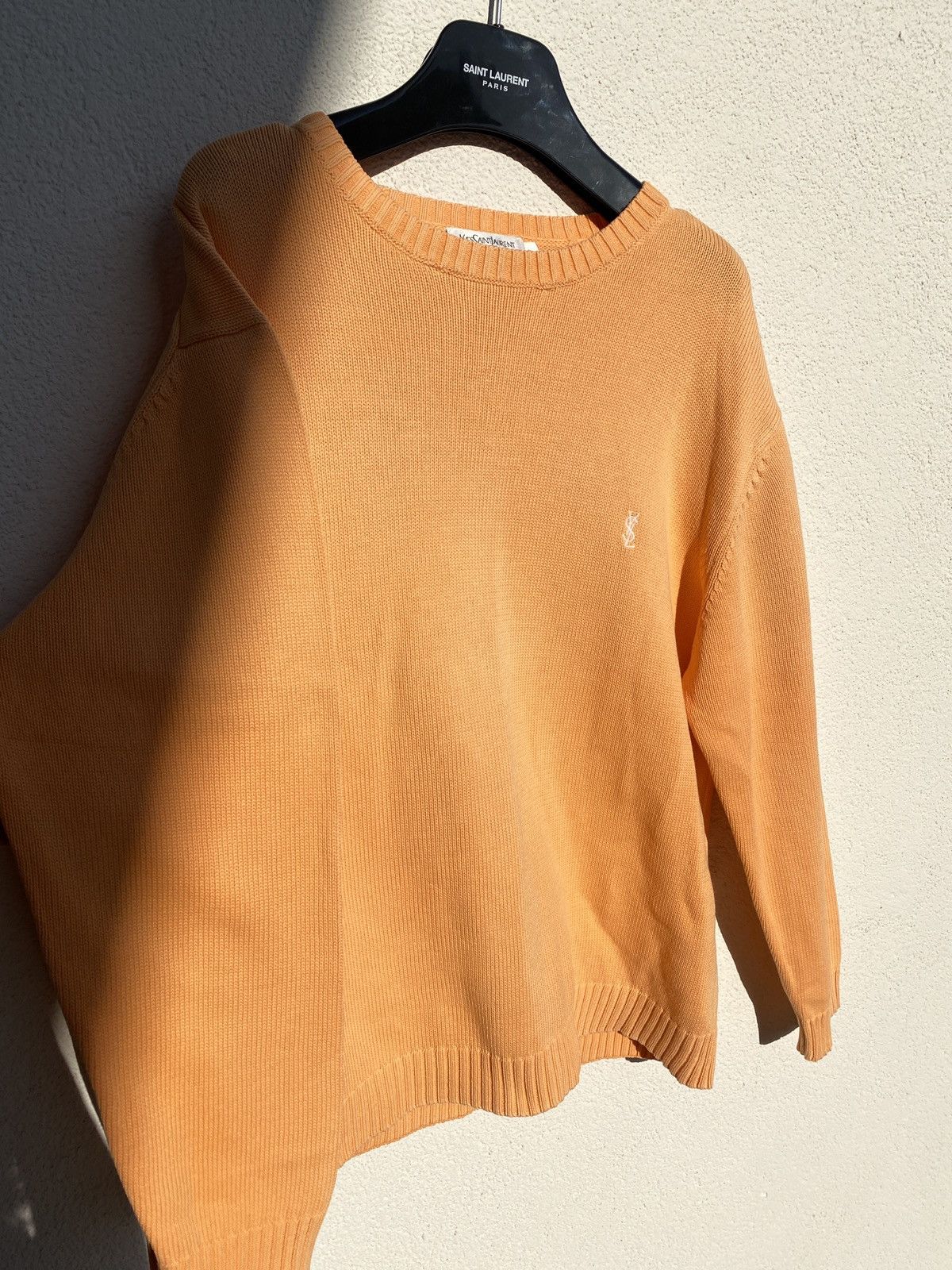 Yves Saint Laurent Orange YSL Sweater Knit Size US L / EU 52-54 / 3 - 11 Thumbnail