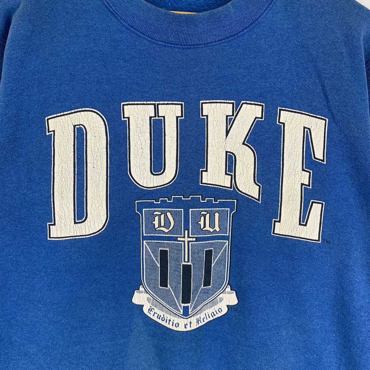 Vintage Vintage DUKE University Big Logo Sweatshirt Pullover Size US S / EU 44-46 / 1 - 5 Thumbnail