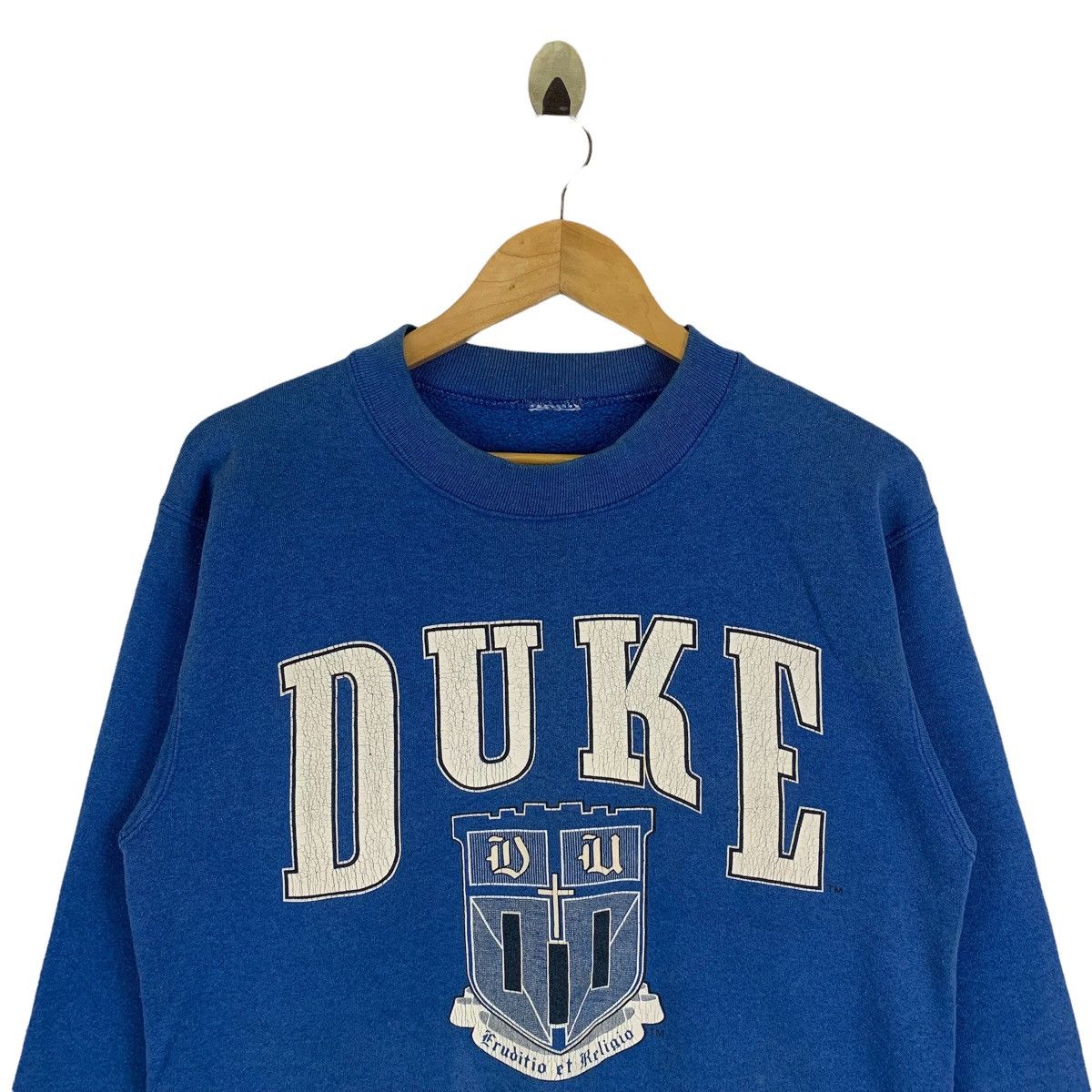 Vintage Vintage DUKE University Big Logo Sweatshirt Pullover Size US S / EU 44-46 / 1 - 4 Thumbnail
