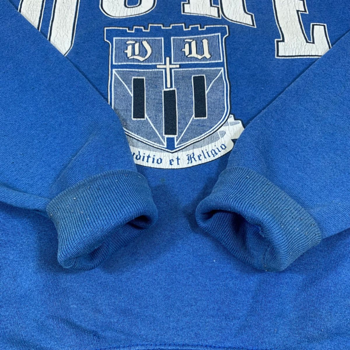 Vintage Vintage DUKE University Big Logo Sweatshirt Pullover Size US S / EU 44-46 / 1 - 8 Thumbnail