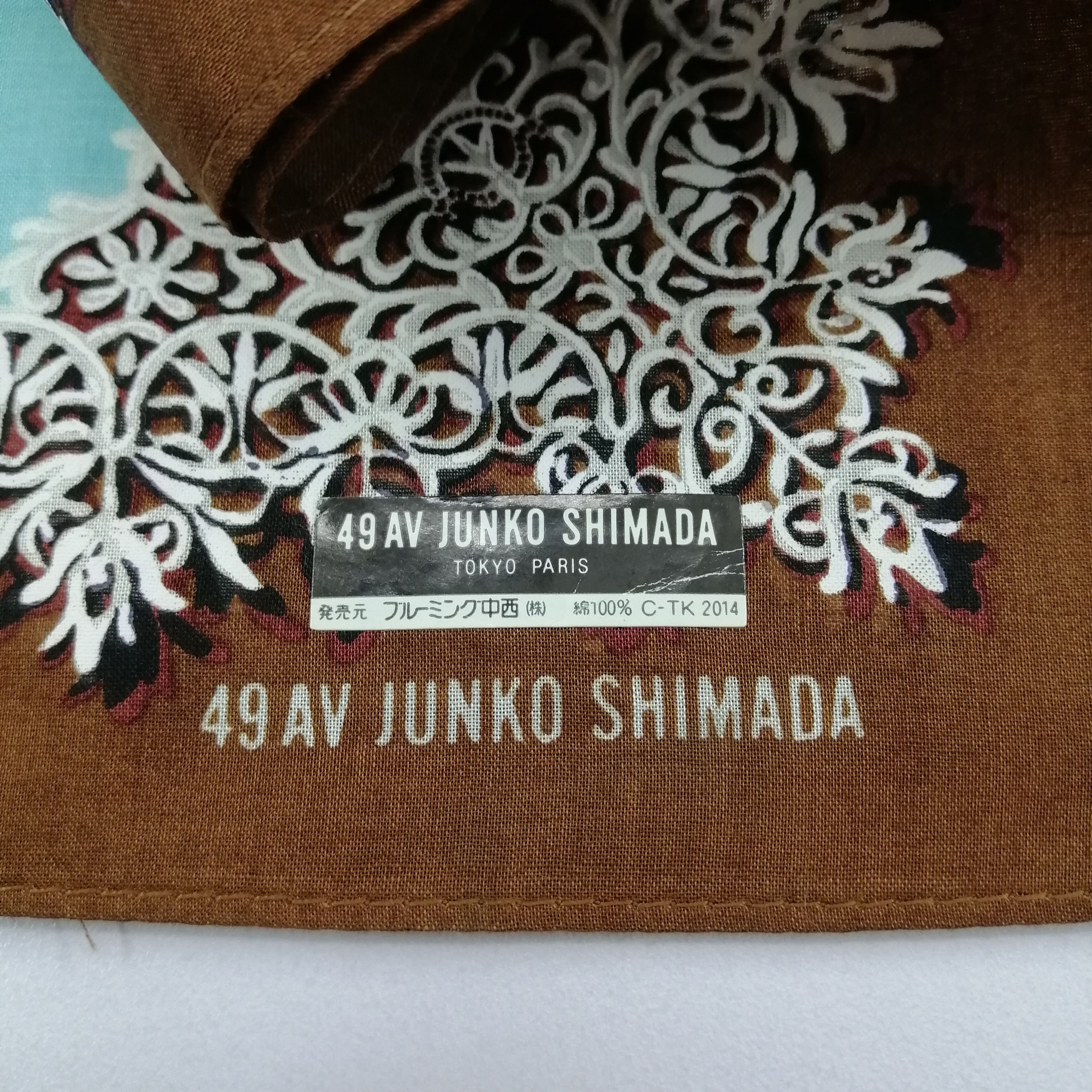 Japanese Brand Junko Shimada Handkerchief/Neckerchief/Bandana-KD2399 Size ONE SIZE - 4 Thumbnail