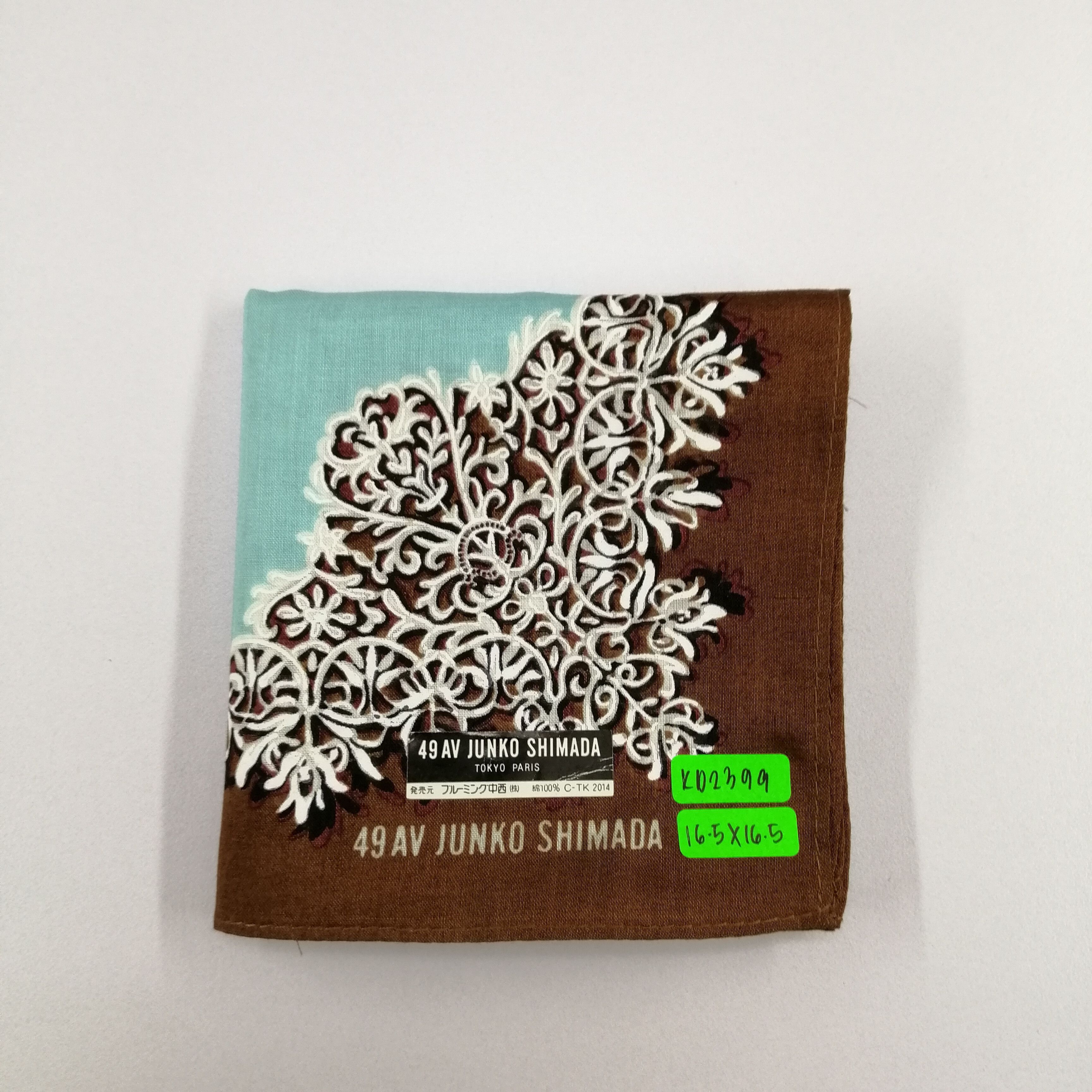 Japanese Brand Junko Shimada Handkerchief/Neckerchief/Bandana-KD2399 Size ONE SIZE - 6 Thumbnail