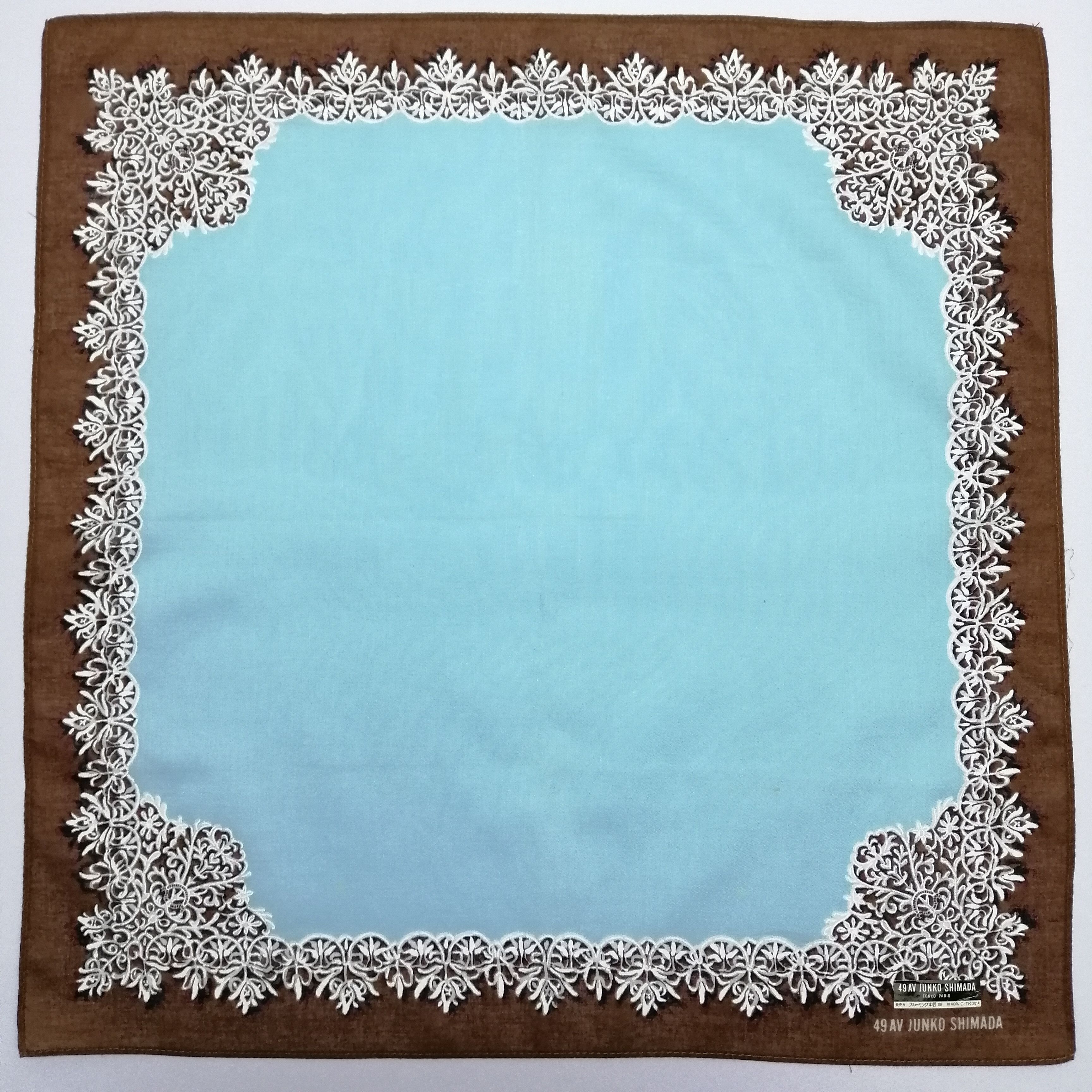 Japanese Brand Junko Shimada Handkerchief/Neckerchief/Bandana-KD2399 Size ONE SIZE - 2 Thumbnail