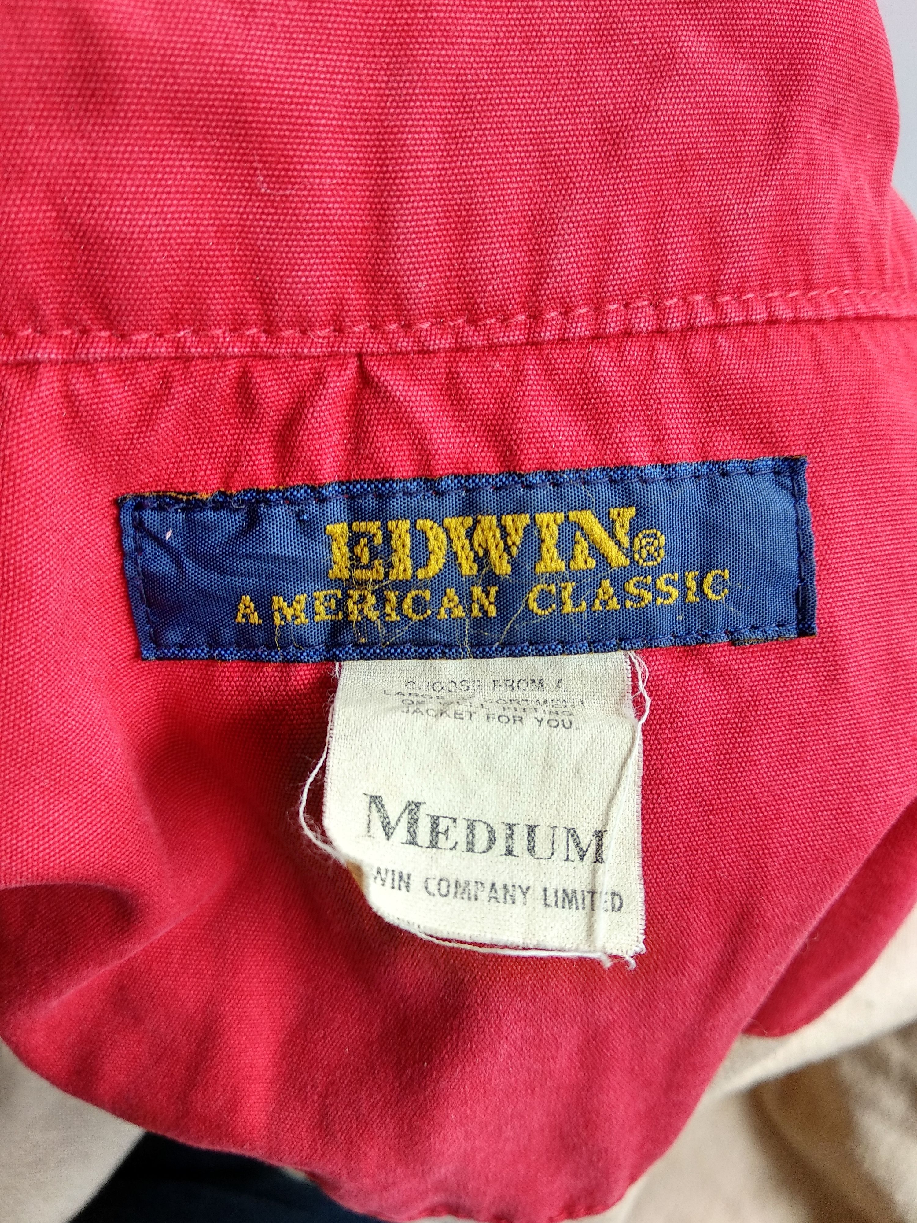 Edwin × Vintage Vintage Edwin Light Jacket/Size M/Full Zip Size US M / EU 48-50 / 2 - 6 Thumbnail