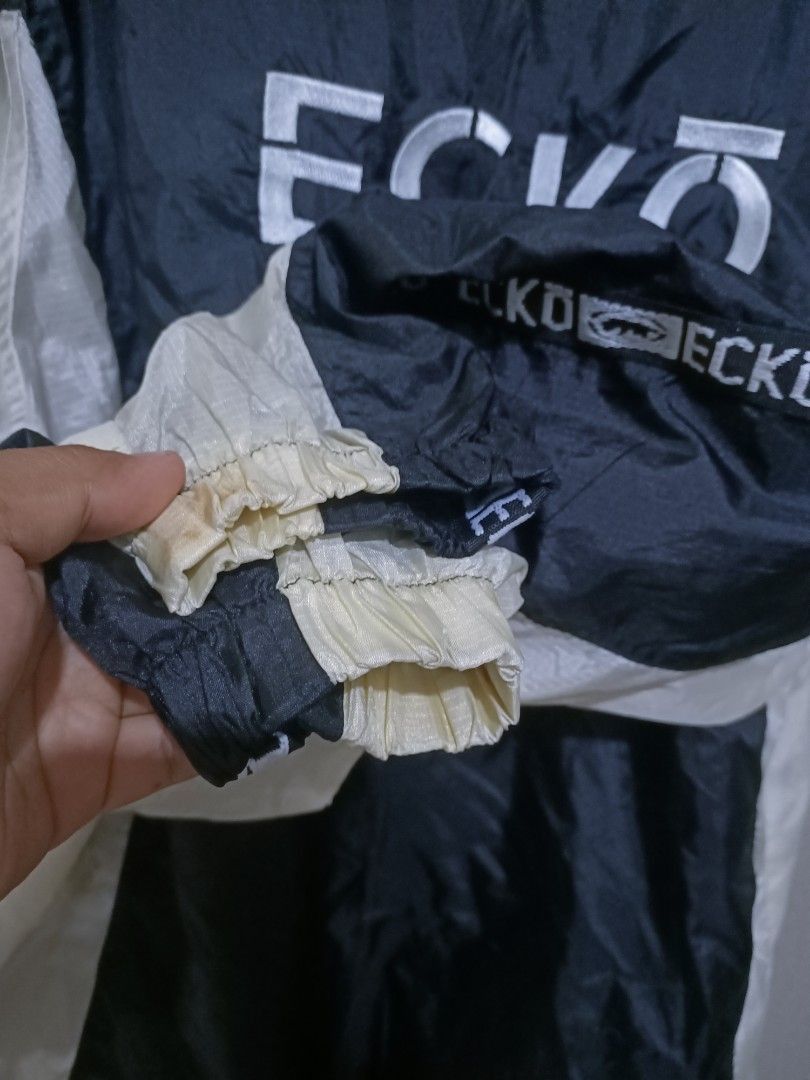 Ecko Unltd. × Vintage Vintage ecko unltd side tape back hit logo windbreaker Size US XL / EU 56 / 4 - 6 Thumbnail