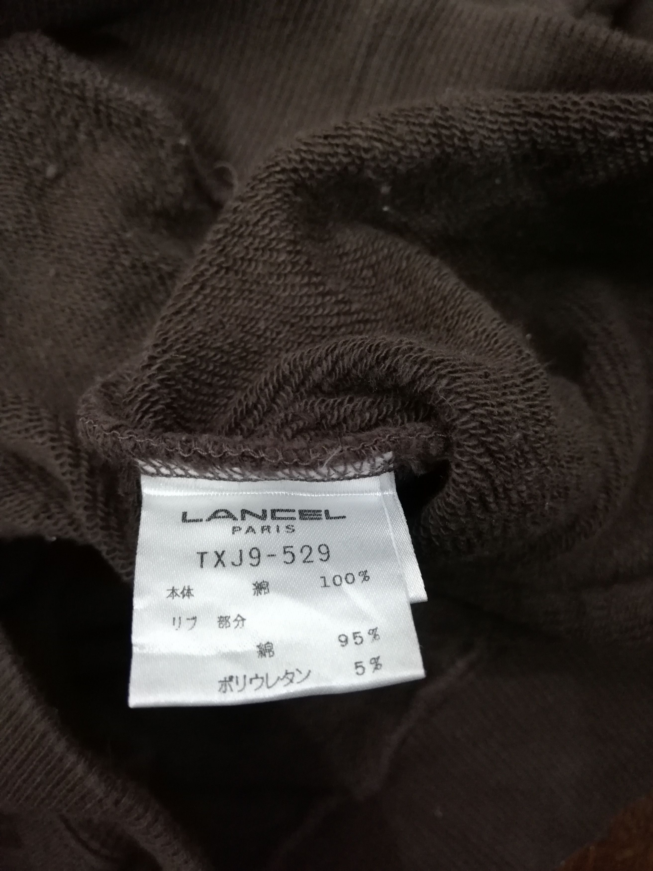 Japanese Brand × Lancel Lancel Paris Embroidered Sweetshirt Size US L / EU 52-54 / 3 - 6 Thumbnail