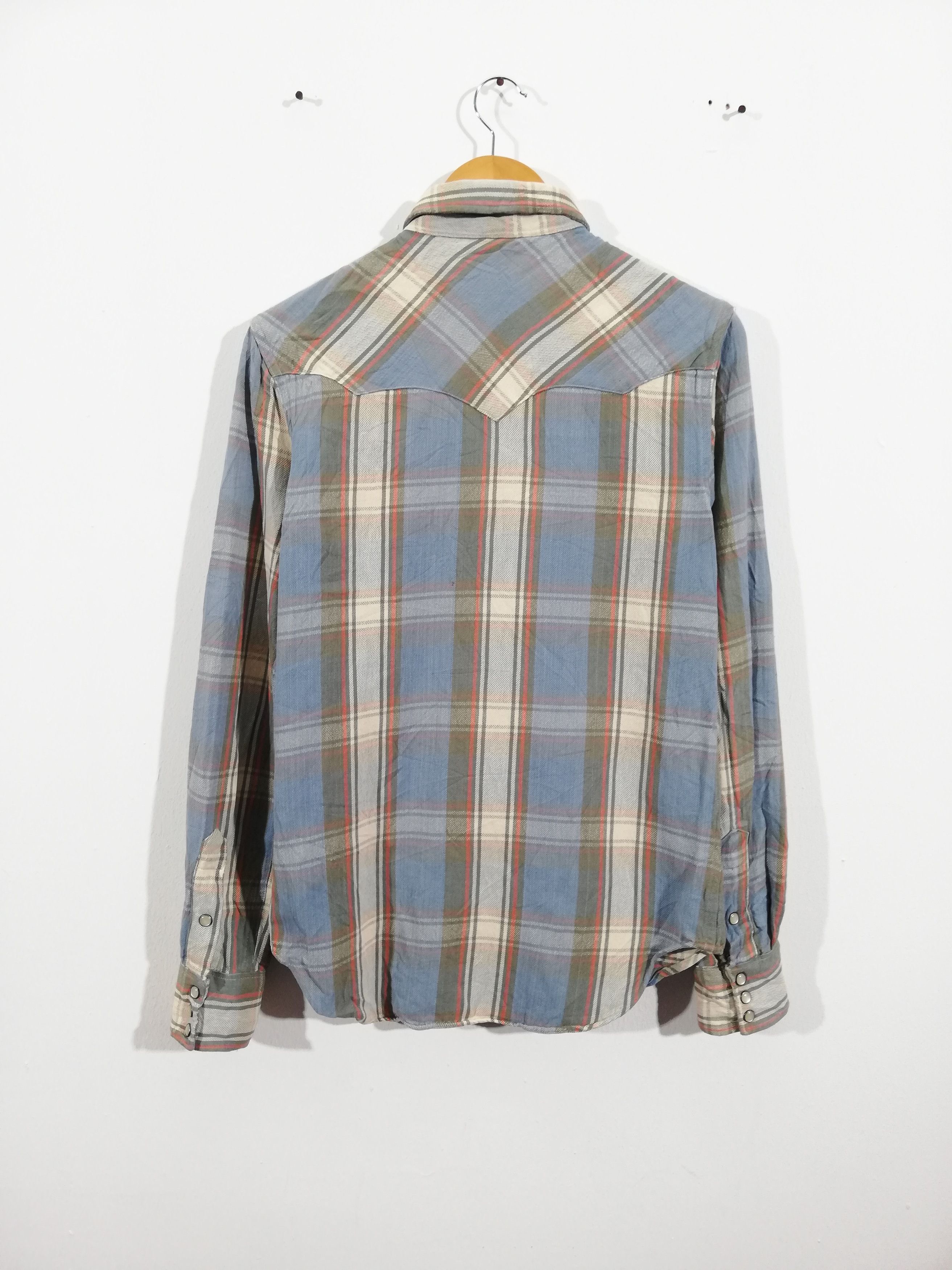 Polo Ralph Lauren × RRL Ralph Lauren × Ralph Lauren RR Ralph Lauren Checked Western Shirt Size US XS / EU 42 / 0 - 2 Thumbnail