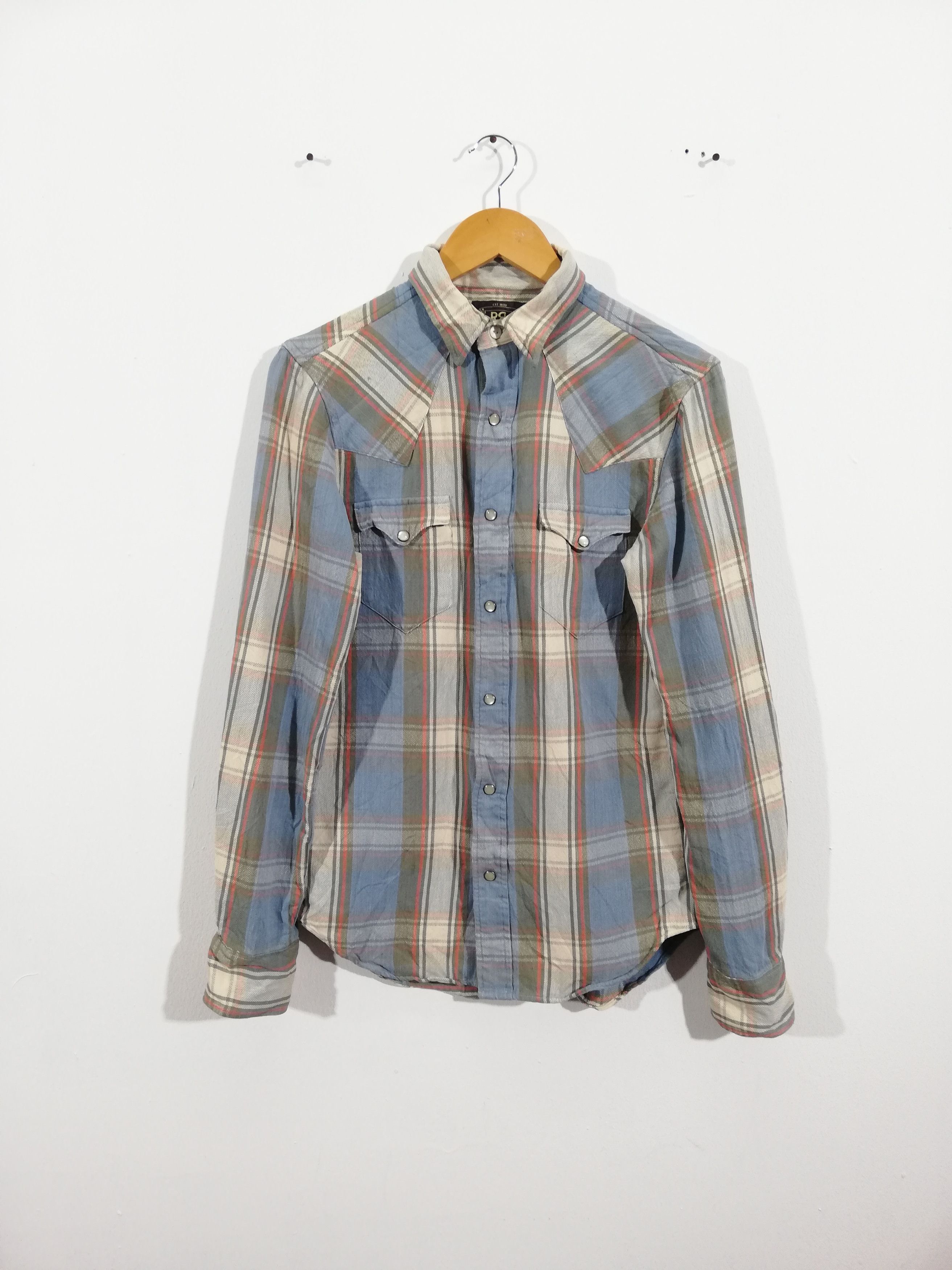 Polo Ralph Lauren × RRL Ralph Lauren × Ralph Lauren RR Ralph Lauren Checked Western Shirt Size US XS / EU 42 / 0 - 1 Thumbnail