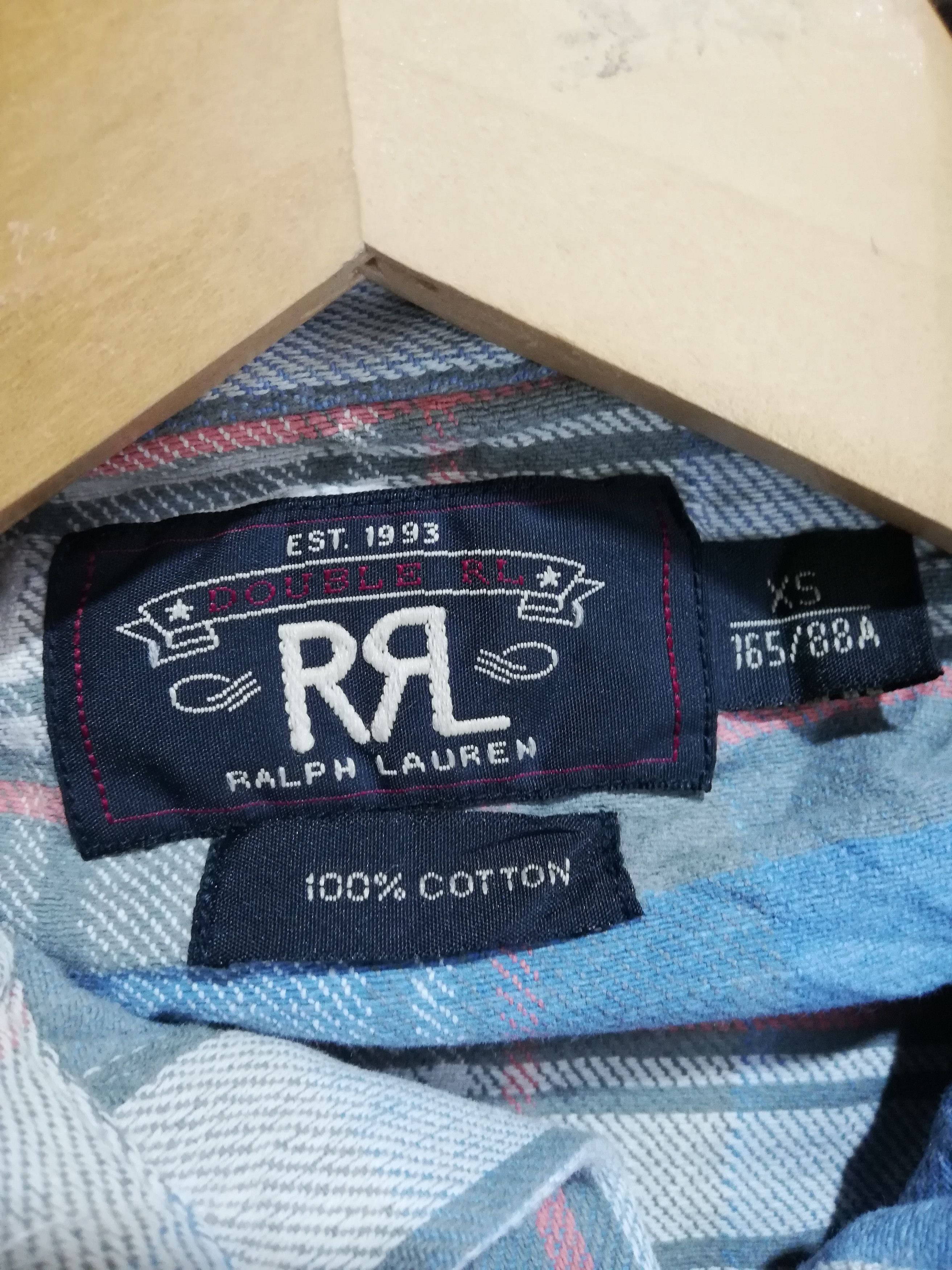 Polo Ralph Lauren × RRL Ralph Lauren × Ralph Lauren RR Ralph Lauren Checked Western Shirt Size US XS / EU 42 / 0 - 5 Thumbnail