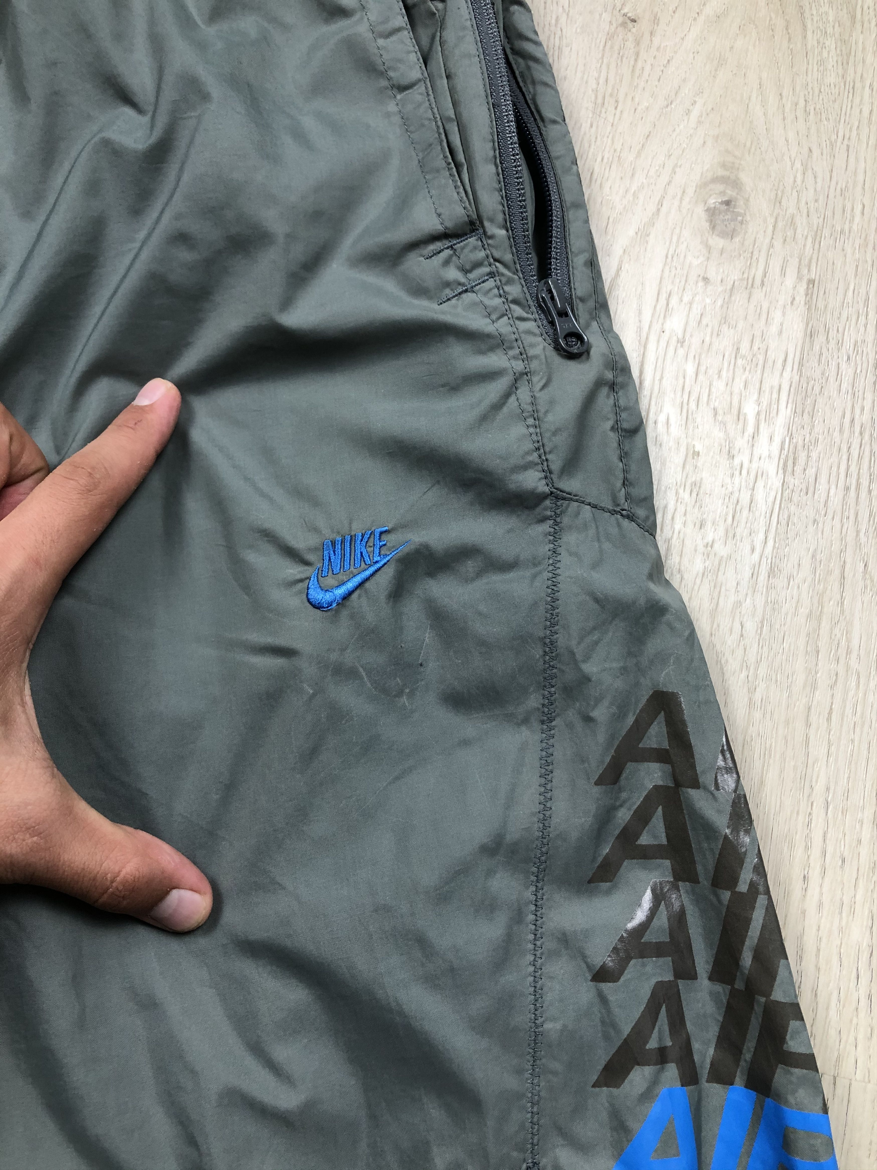 Nike × Vintage Nike Vintage Mens Nylon Pants Drill Y2K Size US 36 / EU 52 - 4 Thumbnail
