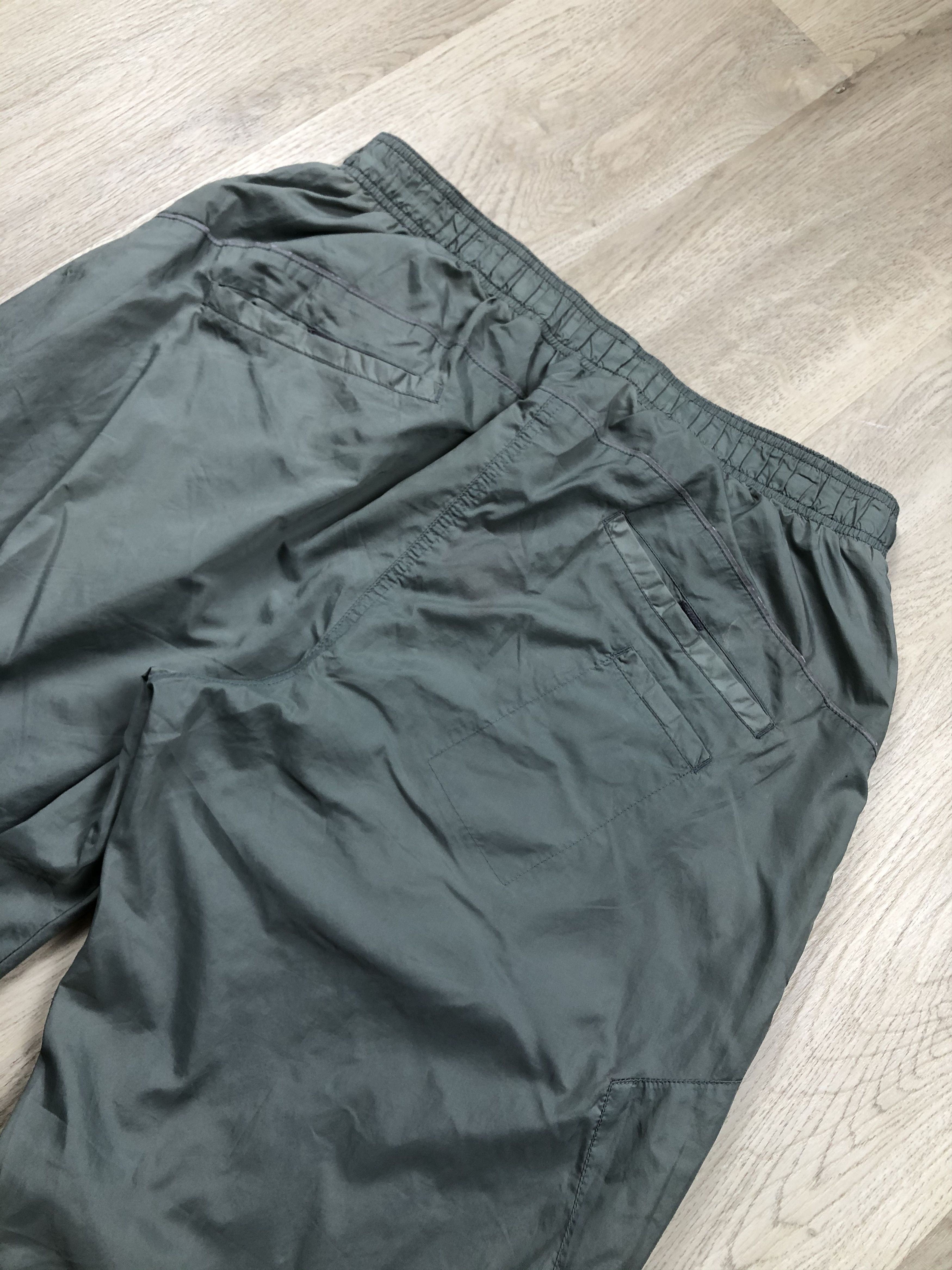 Nike × Vintage Nike Vintage Mens Nylon Pants Drill Y2K Size US 36 / EU 52 - 8 Thumbnail