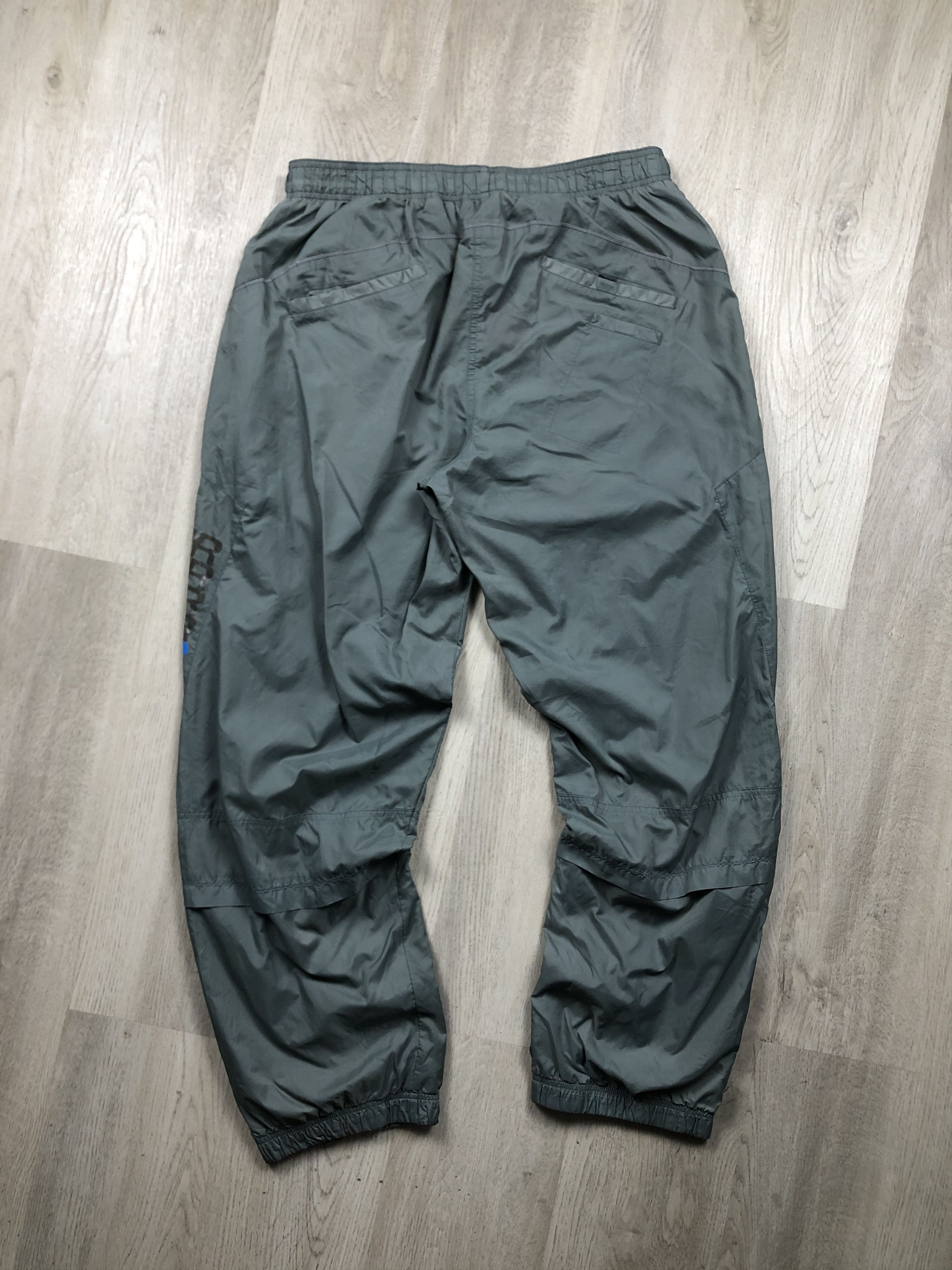 Nike × Vintage Nike Vintage Mens Nylon Pants Drill Y2K Size US 36 / EU 52 - 7 Thumbnail