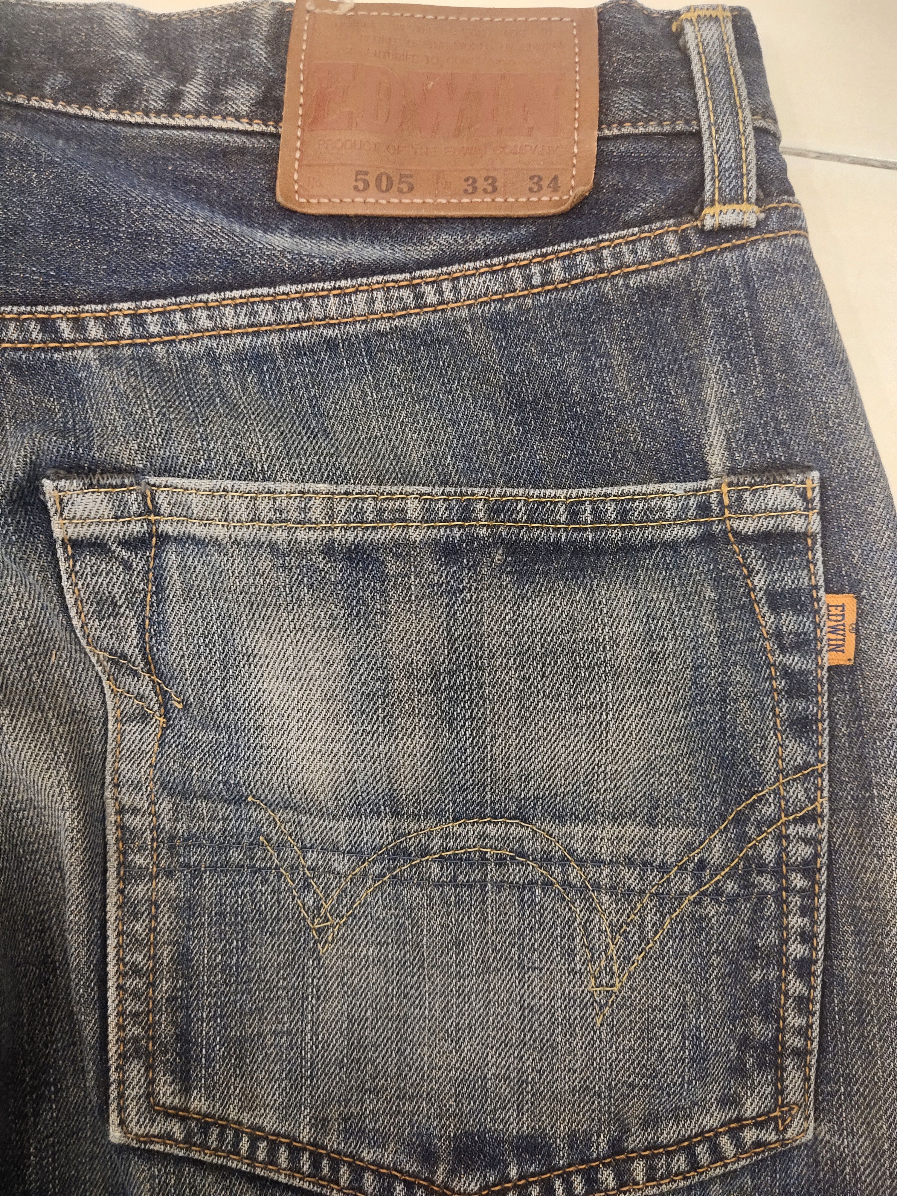 Edwin Vintage Edwin Lot 505 Selvedge Denim Japan Size US 33 - 11 Thumbnail