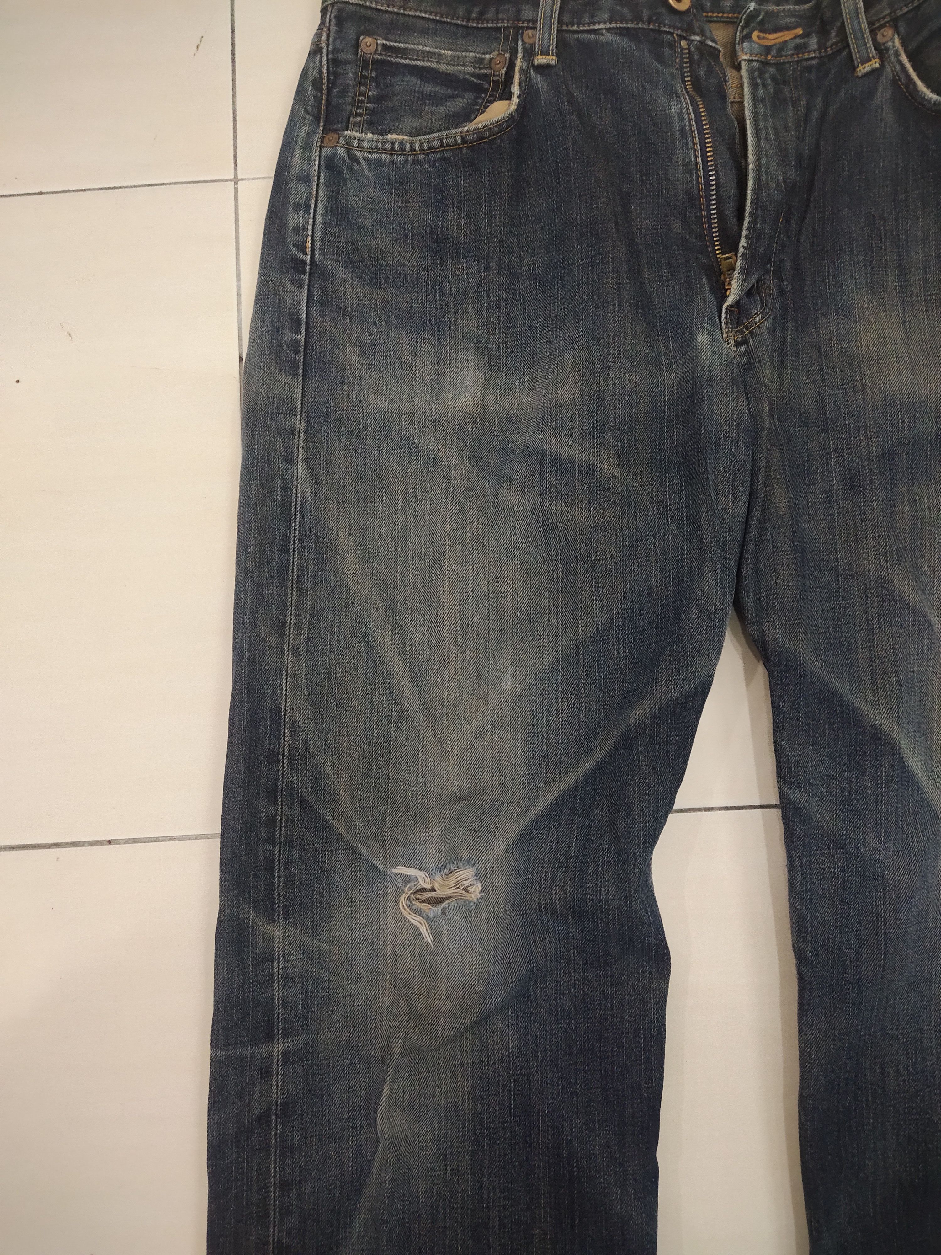 Edwin Vintage Edwin Lot 505 Selvedge Denim Japan Size US 33 - 3 Thumbnail