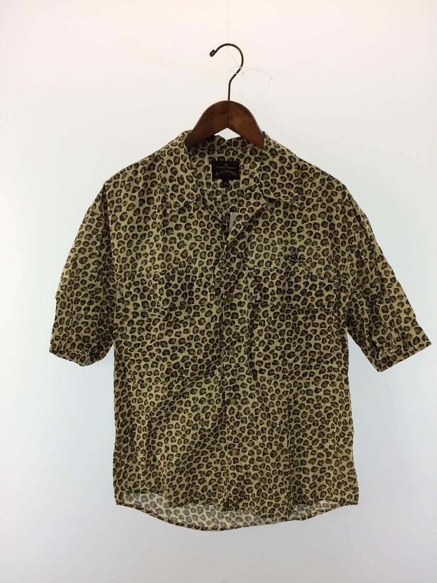 Vivienne Westwood Leopard Print Orb Short Sleeve Open Collar Shirt | Grailed