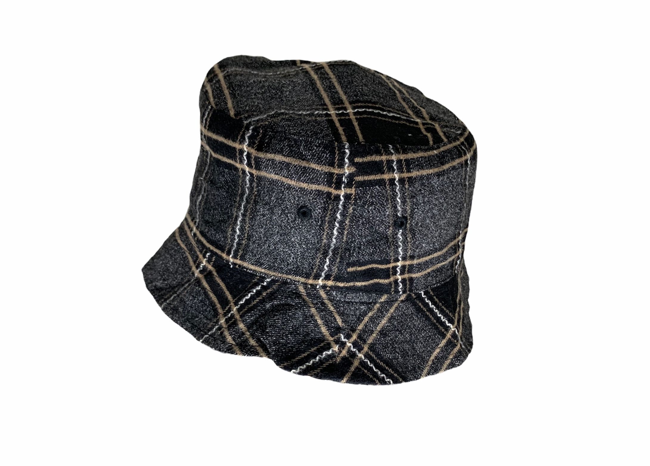 Stussy Stussy embroidered logo tartain plaid hat Size ONE SIZE - 2 Thumbnail