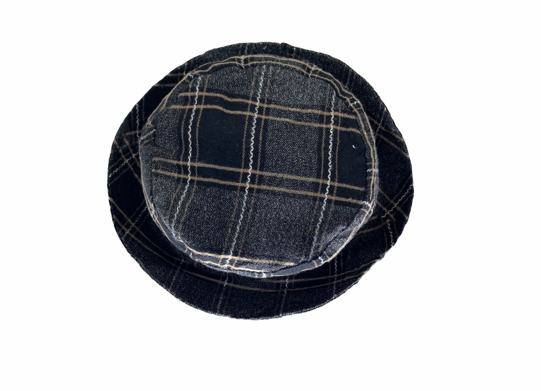 Stussy Stussy embroidered logo tartain plaid hat Size ONE SIZE - 4 Thumbnail