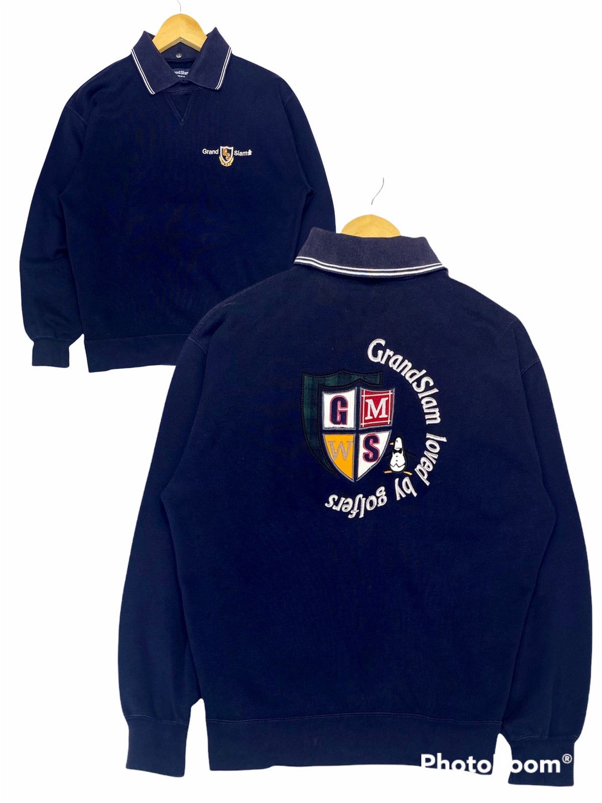 Grand Slam VINTAGE GRAND SLAM POLOS EMBROIDERY SPELL OUT BIG LOGO Size US M / EU 48-50 / 2 - 1 Thumbnail