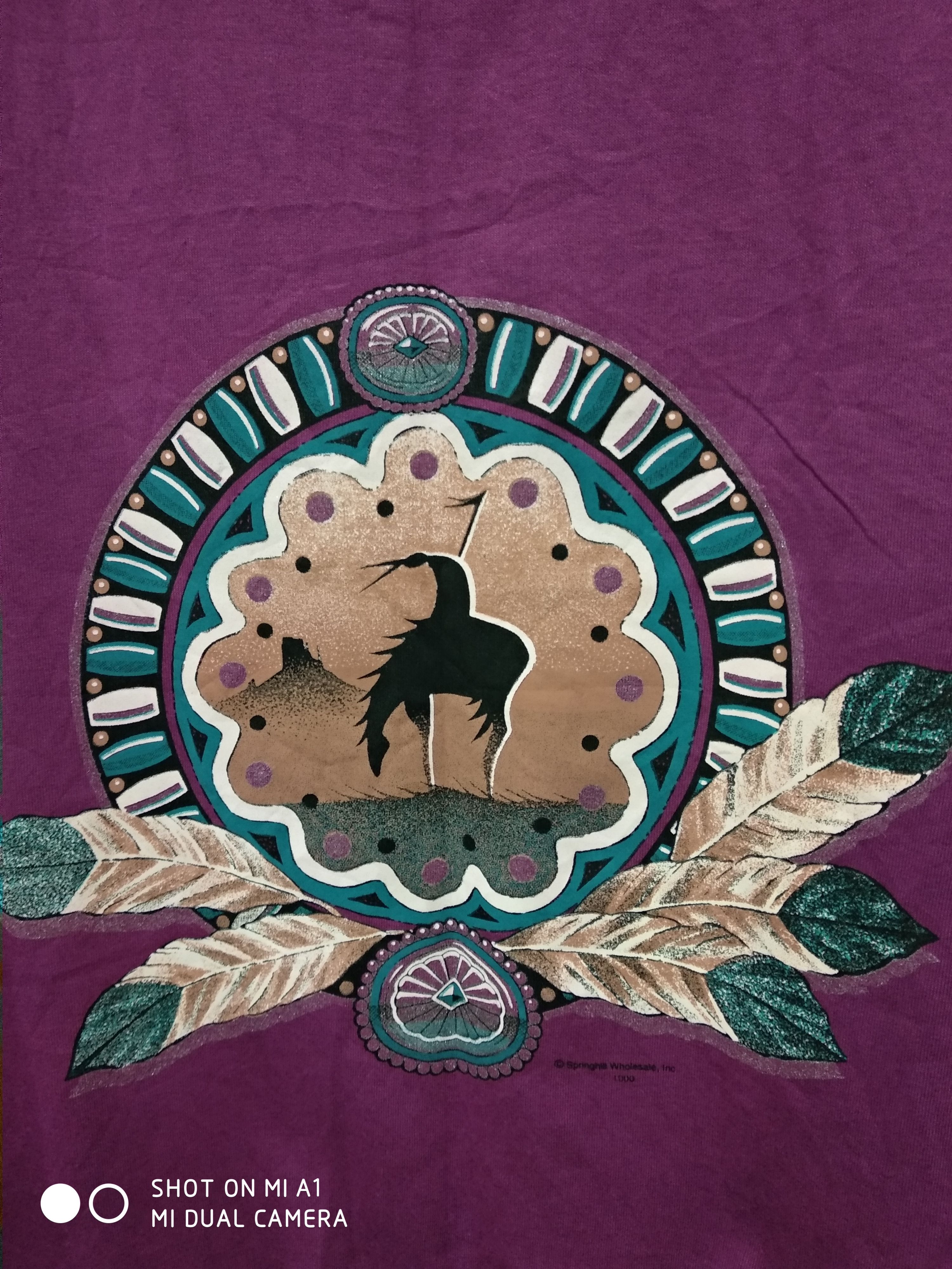 Vintage Rare!! Vintage 90's Native American printed ringer shirt Size US XL / EU 56 / 4 - 2 Thumbnail