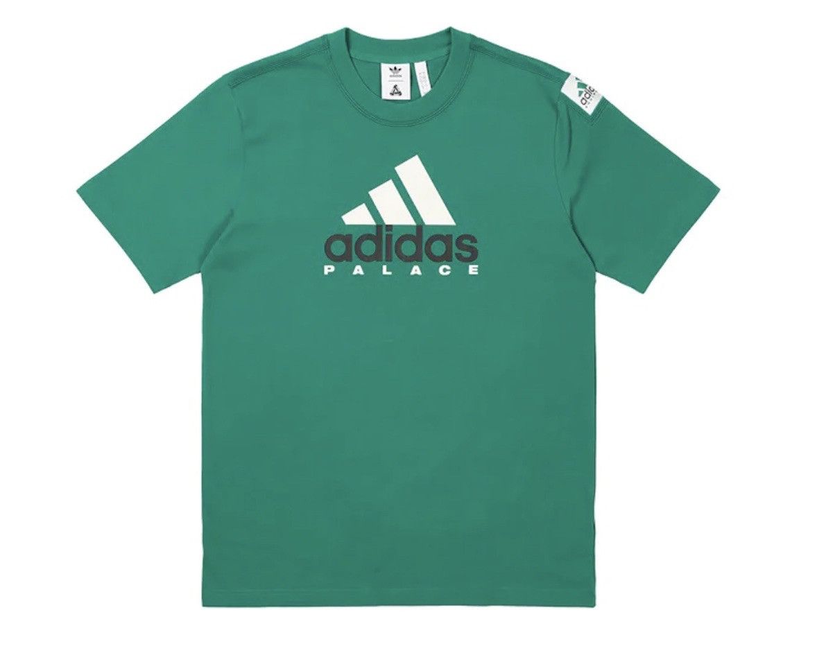 image of Adidas x Palace Eqt Tee Green - Large - Aw22, Men's