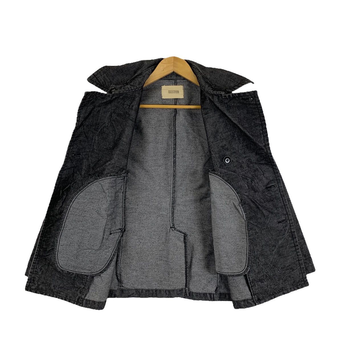 CABANE de ZUCCa × Vintage × Zucca Vintage ZUCCA TRAVAIL France Fashion Coduroy Peacoat Jacket Size US XS / EU 42 / 0 - 3 Thumbnail