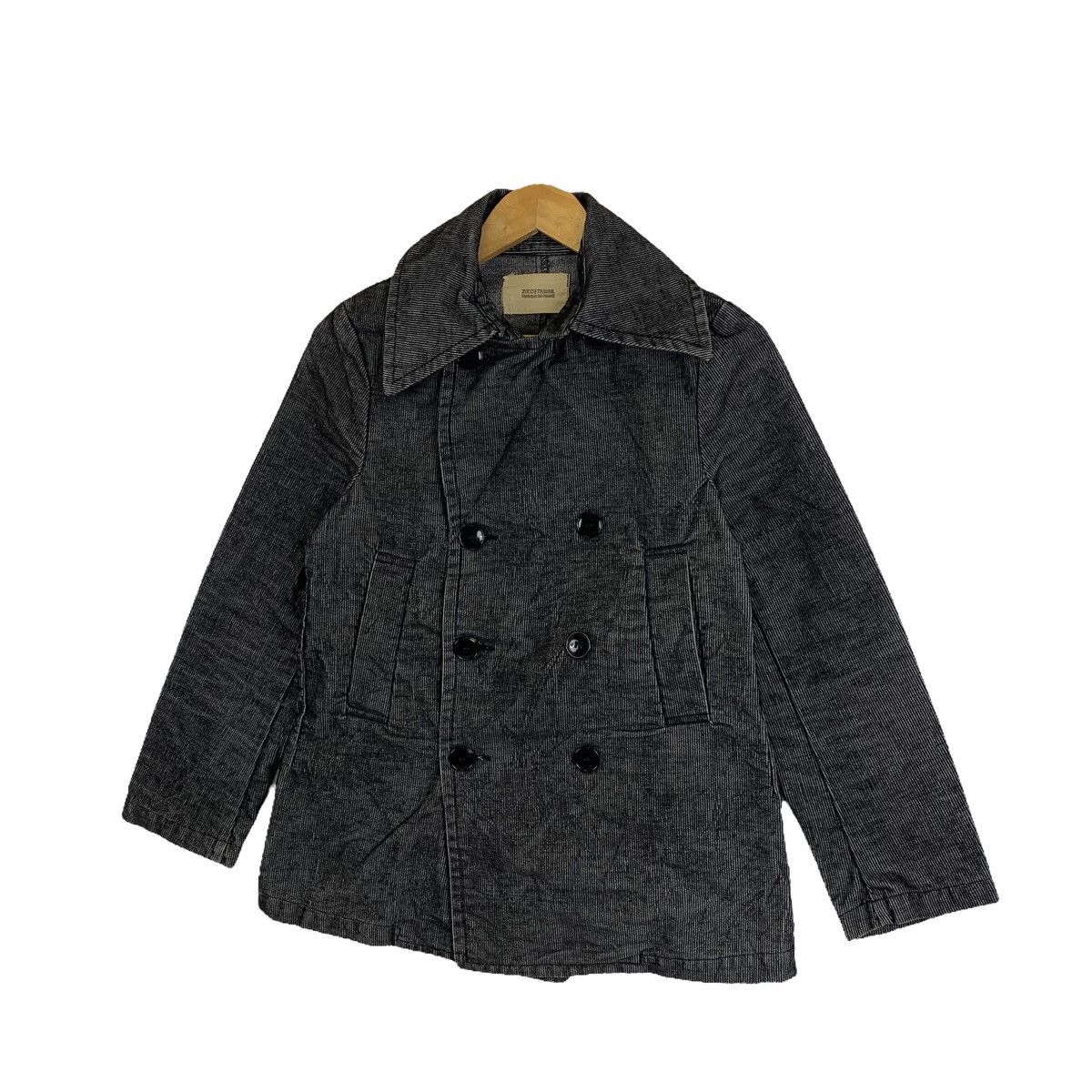 CABANE de ZUCCa × Vintage × Zucca Vintage ZUCCA TRAVAIL France Fashion Coduroy Peacoat Jacket Size US XS / EU 42 / 0 - 4 Thumbnail