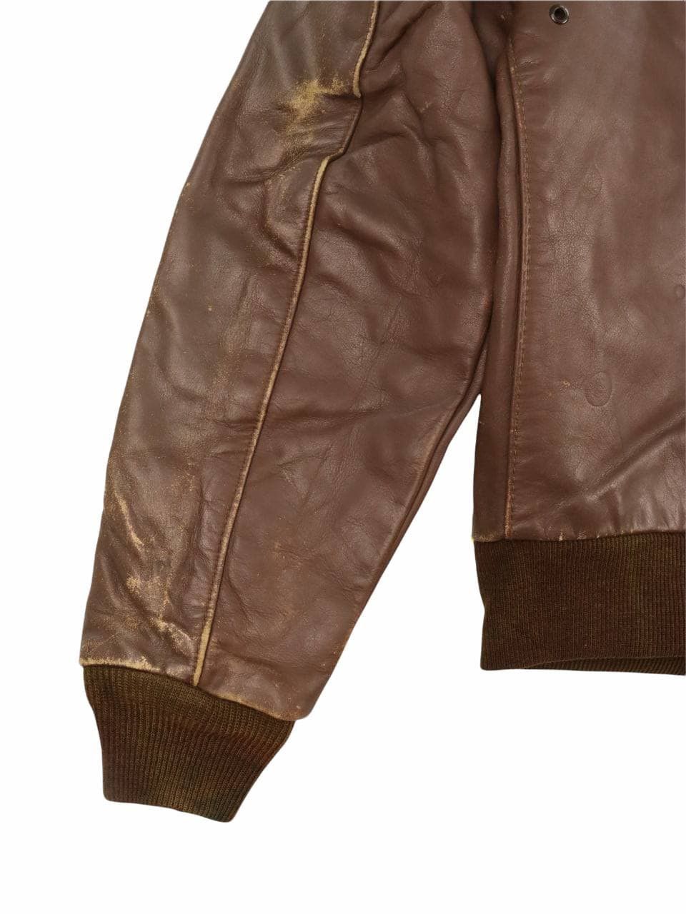 Vanson Leathers VTG HORSEHIDE A-2 LEATHERS AVIATOR FLIGHT JACKET Size US S / EU 44-46 / 1 - 13 Thumbnail