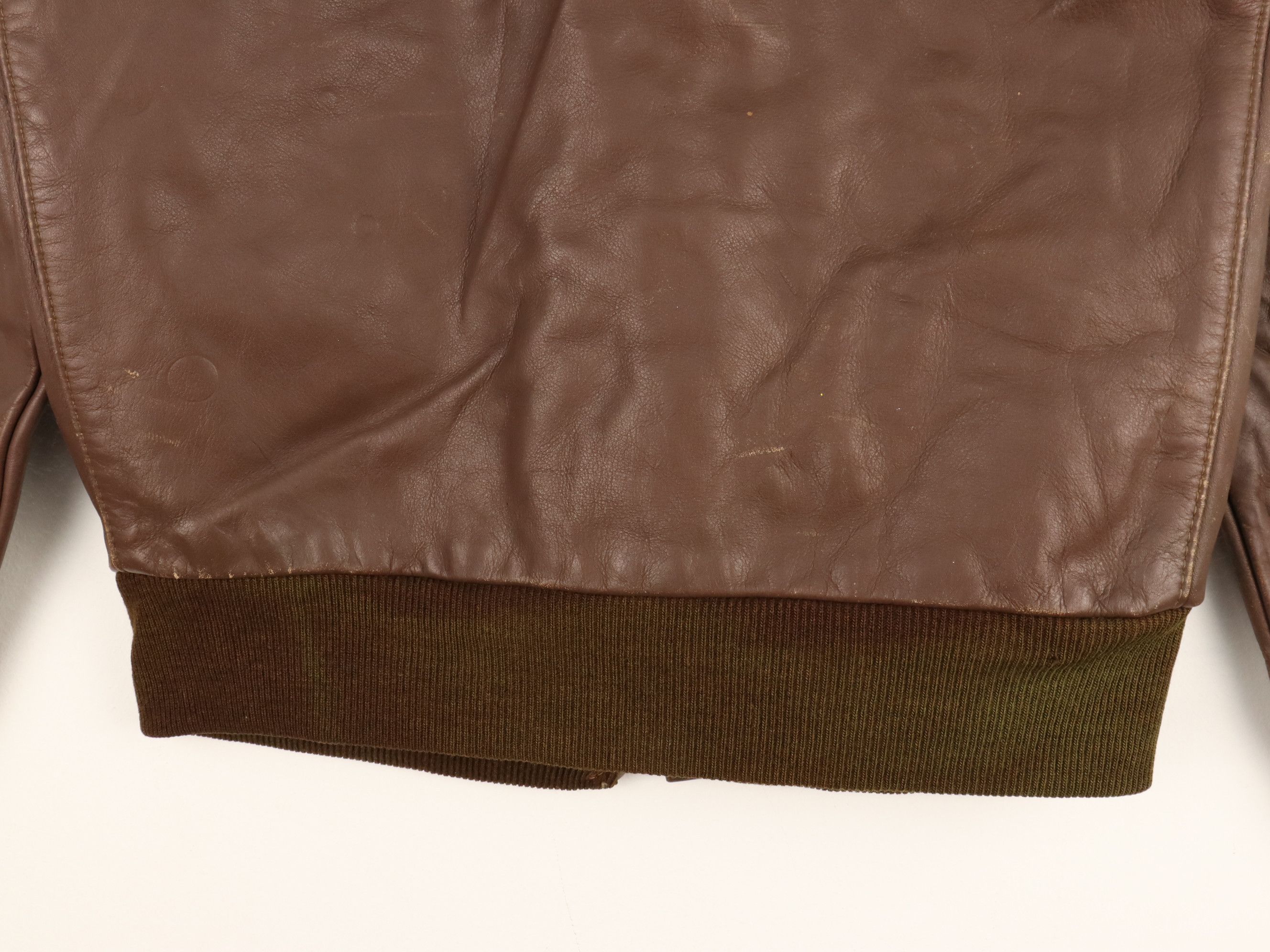 Vanson Leathers VTG HORSEHIDE A-2 LEATHERS AVIATOR FLIGHT JACKET Size US S / EU 44-46 / 1 - 17 Thumbnail