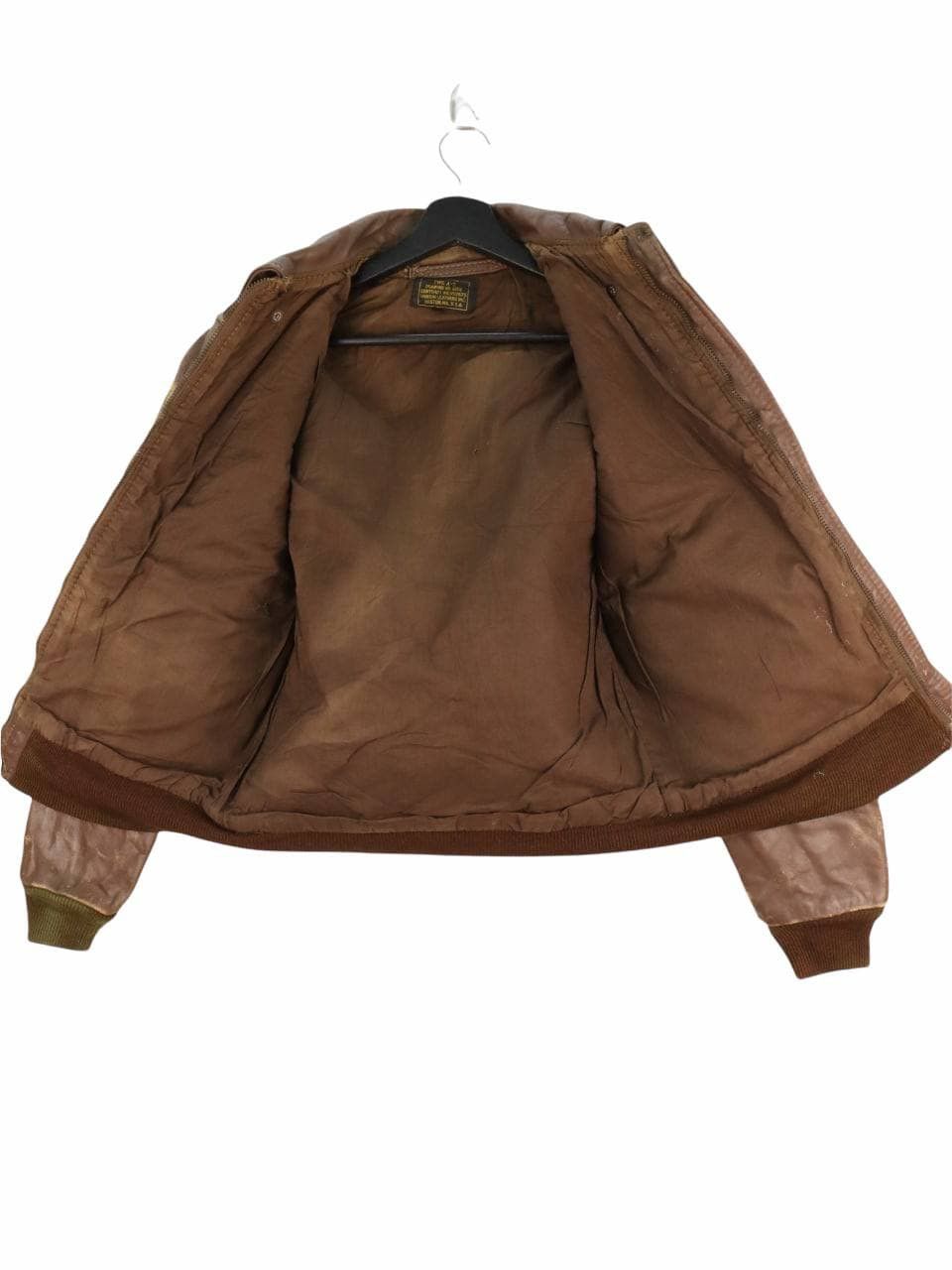 Vanson Leathers VTG HORSEHIDE A-2 LEATHERS AVIATOR FLIGHT JACKET Size US S / EU 44-46 / 1 - 3 Thumbnail