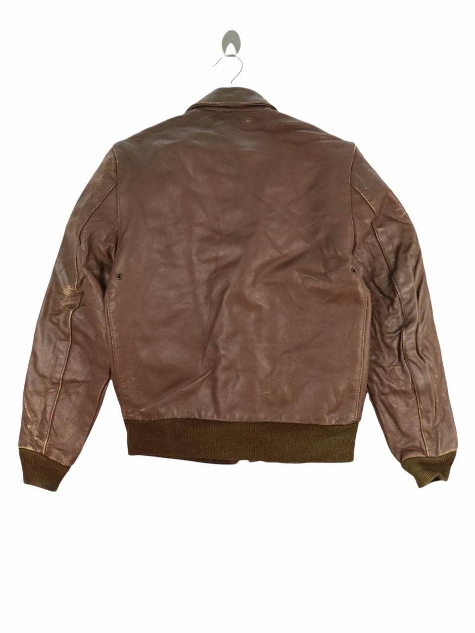 Vanson Leathers VTG HORSEHIDE A-2 LEATHERS AVIATOR FLIGHT JACKET Size US S / EU 44-46 / 1 - 2 Thumbnail
