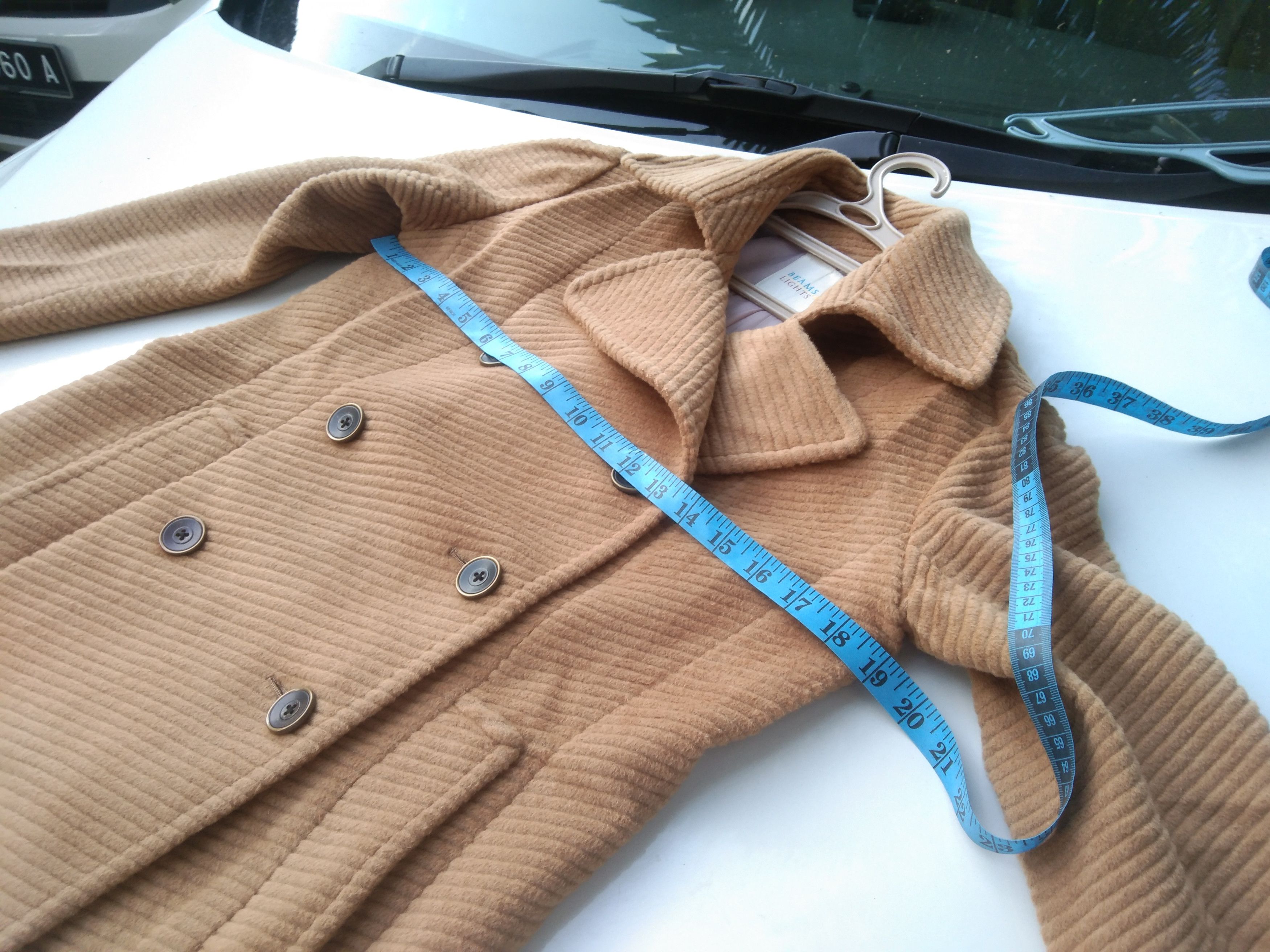 Beams Plus × Japanese Brand BEAMS LIGHTS WOMEN'S WOOL COAT Size XS / US 0-2 / IT 36-38 - 11 Thumbnail