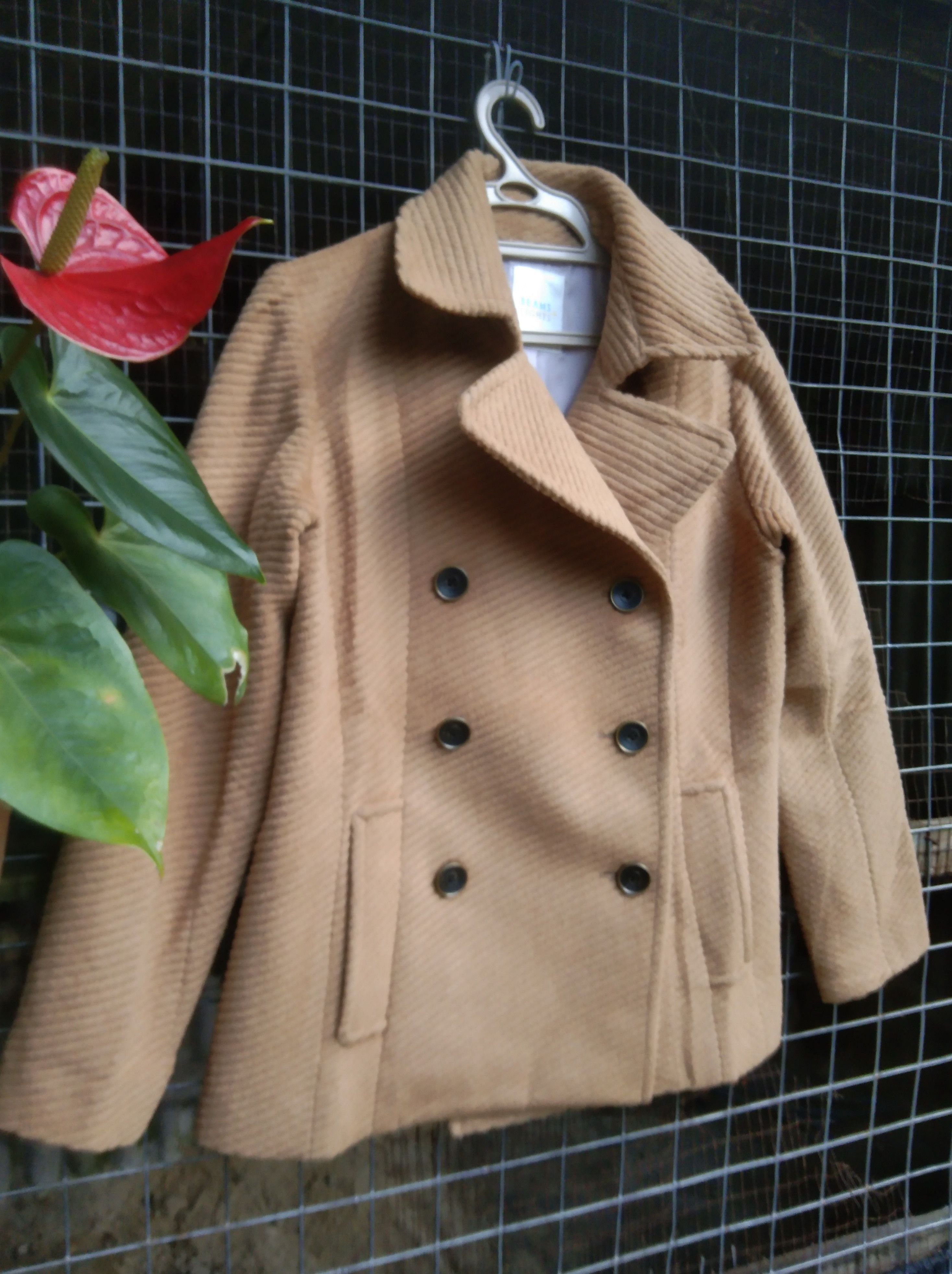 Beams Plus × Japanese Brand BEAMS LIGHTS WOMEN'S WOOL COAT Size XS / US 0-2 / IT 36-38 - 2 Thumbnail