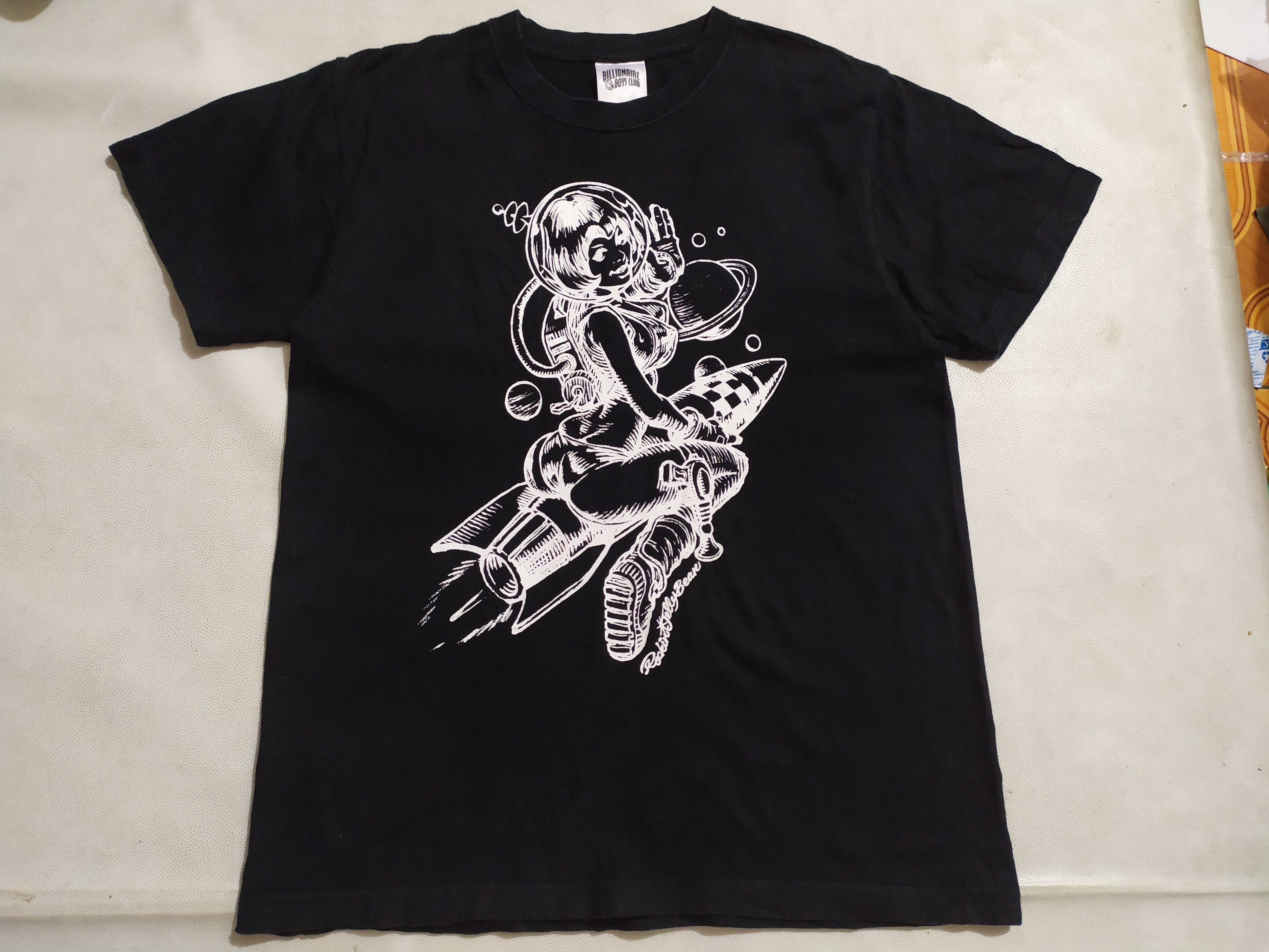 image of Bbc Billionaire Boys Club Rocking Jelly Bear Tshirt in Black, Men's (Size Medium)