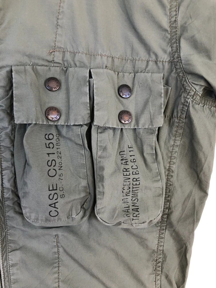 Avirex RARE🔥 MILITARY TACTICAL S/S LIGHT ZIPPER JACKET Size US M / EU 48-50 / 2 - 8 Thumbnail