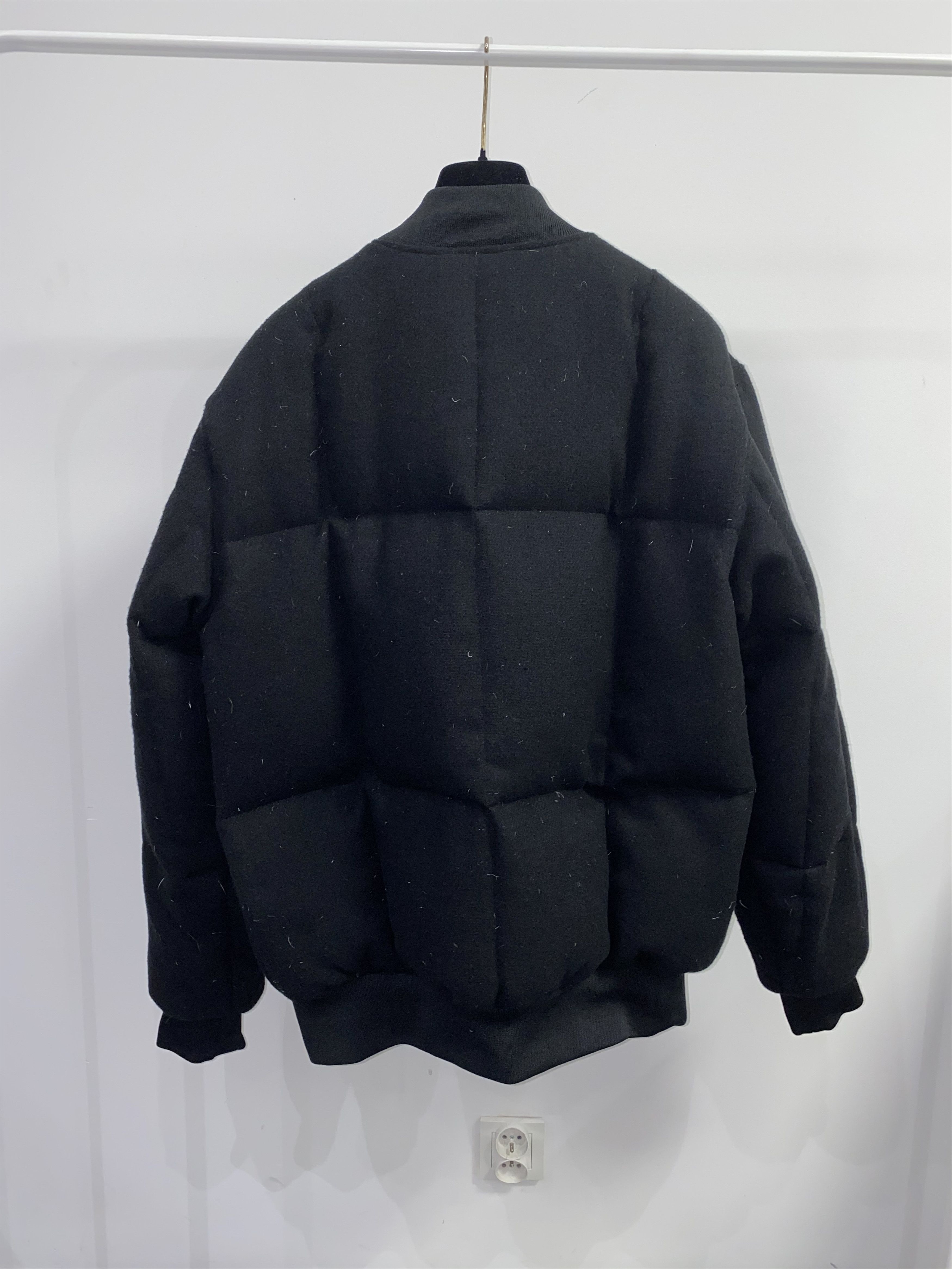Han Kjobenhavn AW17 Han Kjobenhavn Pocket Black Wool Puffer Jacket Size US L / EU 52-54 / 3 - 7 Thumbnail