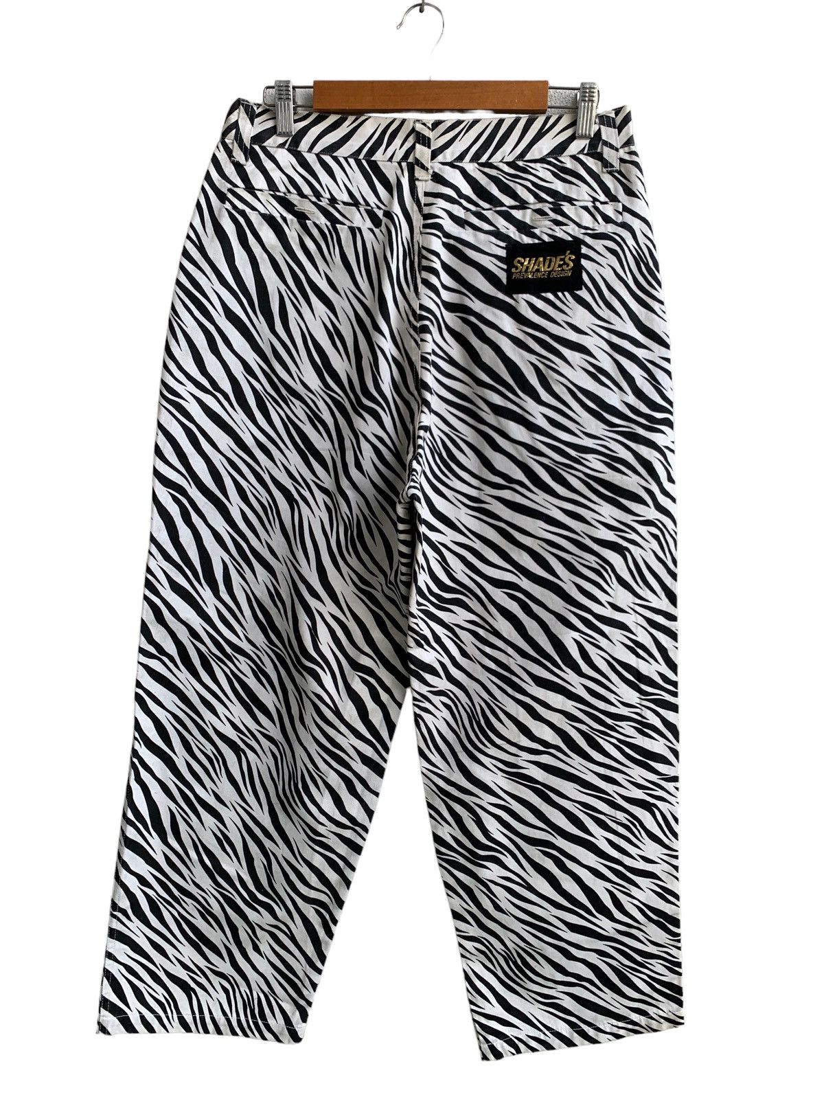Japanese Brand × OVER THE STRiPES Vintage Baggy Stripes zebra Shades Prevalence Design Size US 30 / EU 46 - 1 Thumbnail