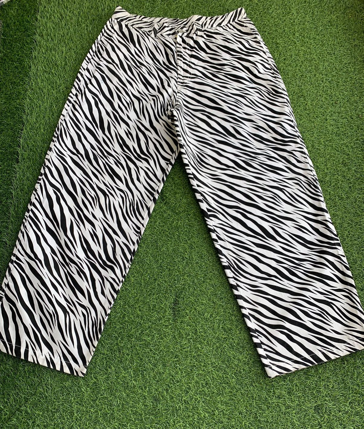 Japanese Brand × OVER THE STRiPES Vintage Baggy Stripes zebra Shades Prevalence Design Size US 30 / EU 46 - 10 Thumbnail