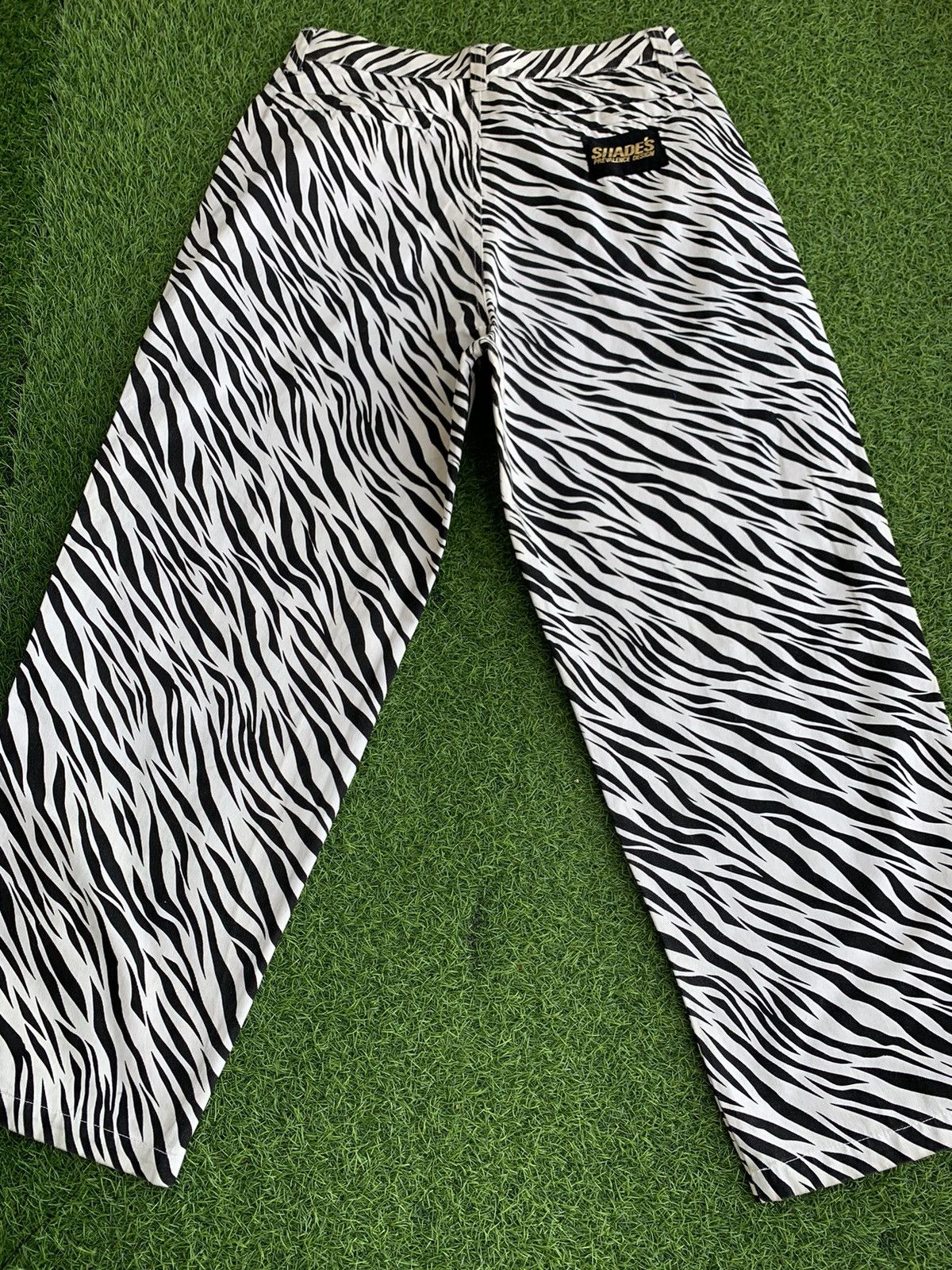 Japanese Brand × OVER THE STRiPES Vintage Baggy Stripes zebra Shades Prevalence Design Size US 30 / EU 46 - 9 Thumbnail