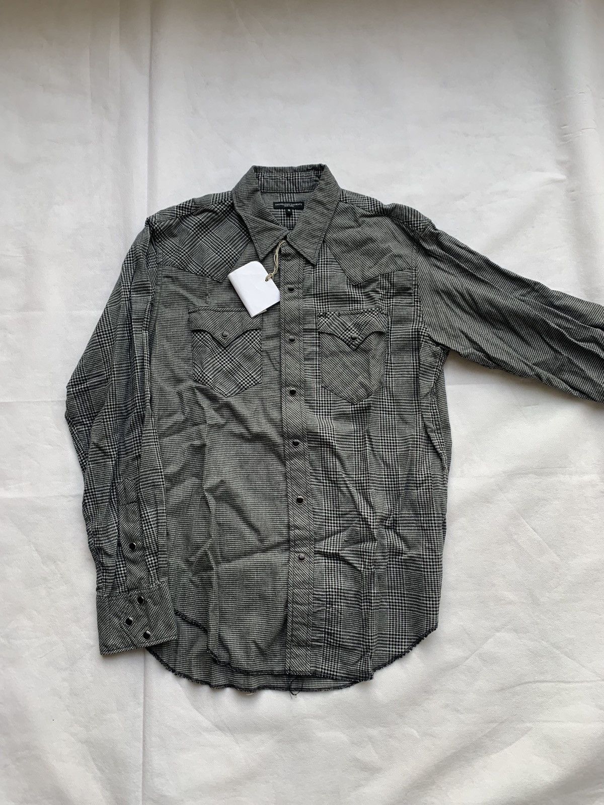 Engineered Garments Western Shirt In Houndstooth Patchwork Size US S / EU 44-46 / 1 - 1 Thumbnail