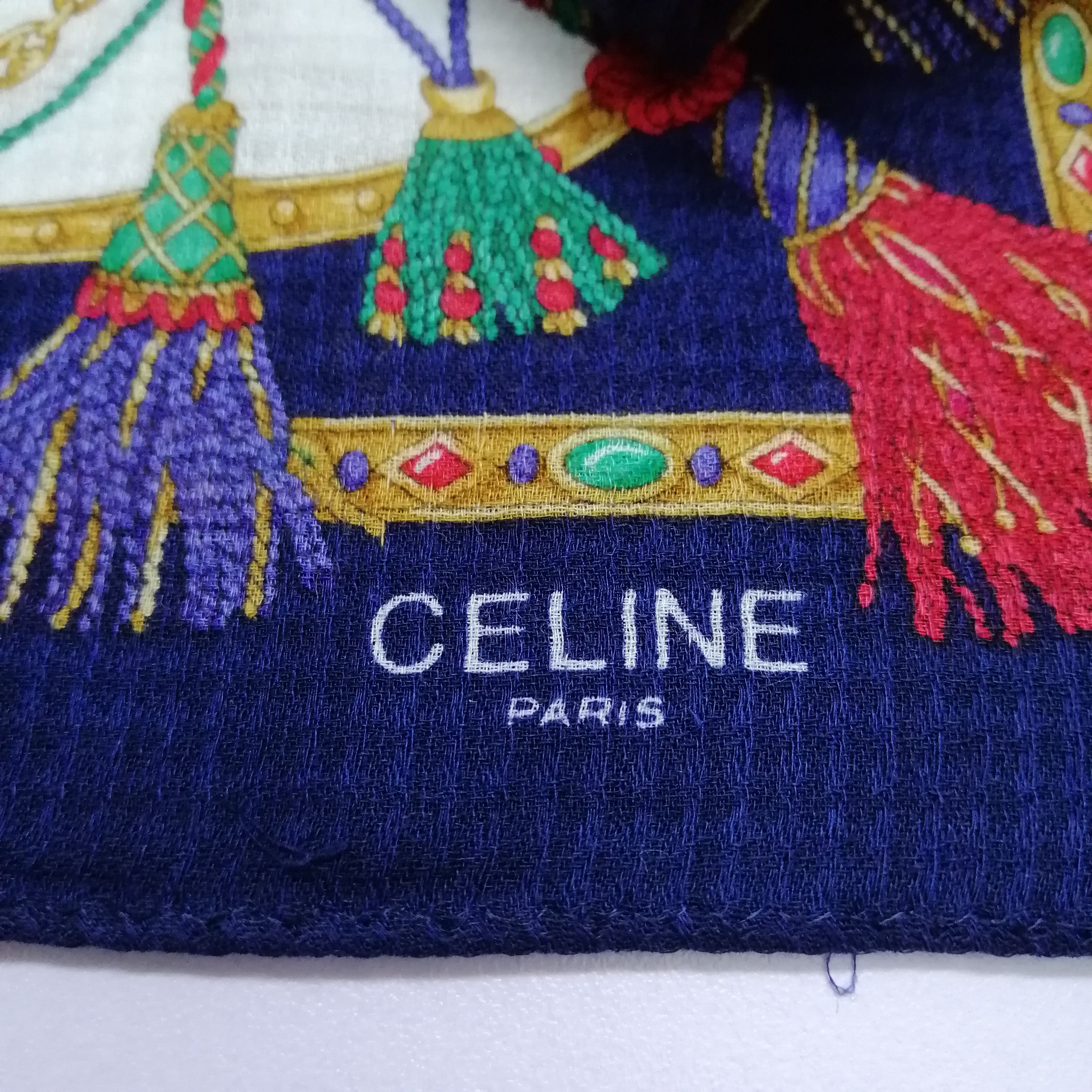 Celine Vintage Celine Handkerchief/Neckerchief/Bandana-KD2361 Size ONE SIZE - 8 Thumbnail