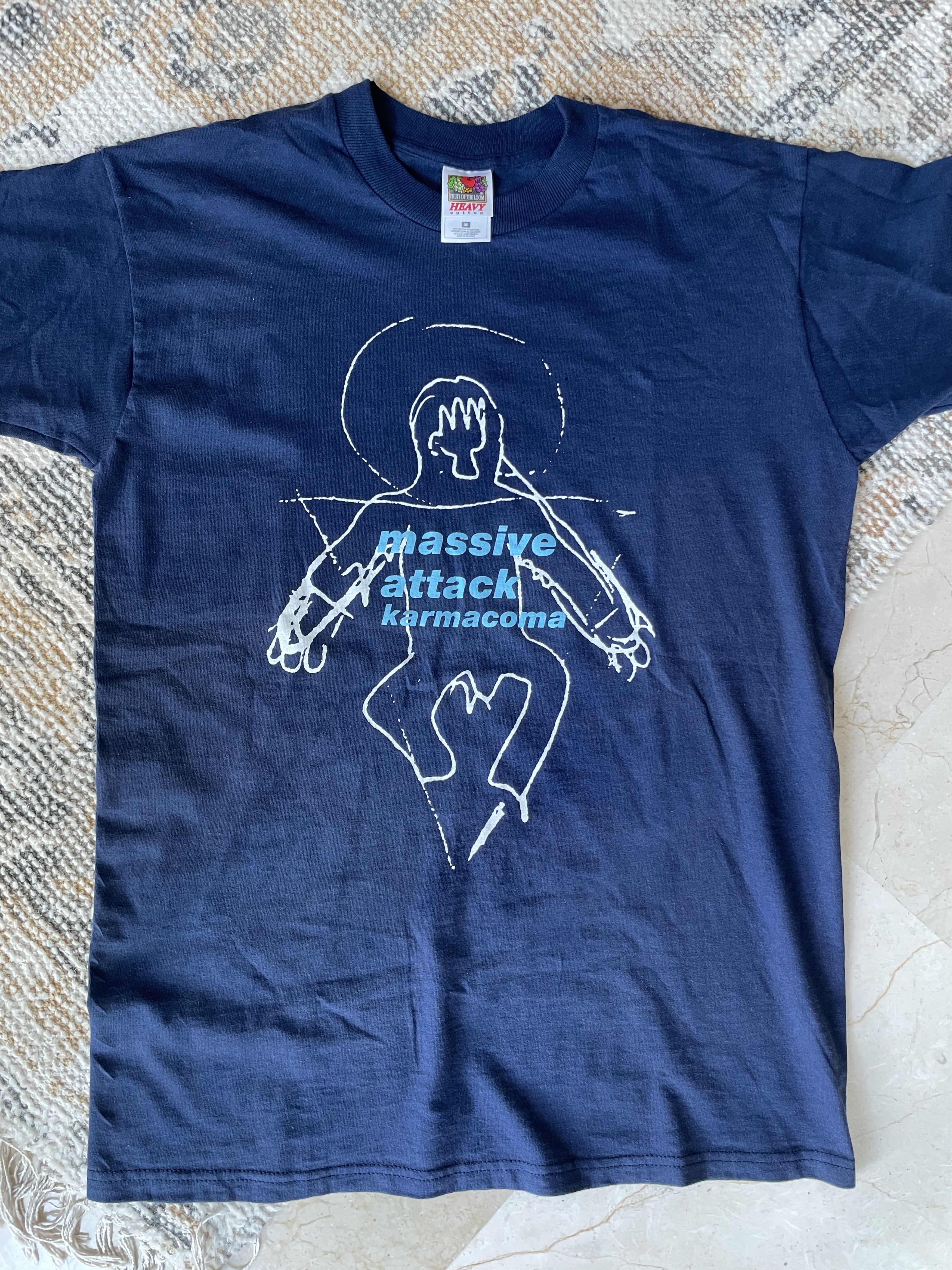 Rap Tees Vintage Massive Attack Karmacoma shirt Size US M / EU 48-50 / 2 - 1 Thumbnail