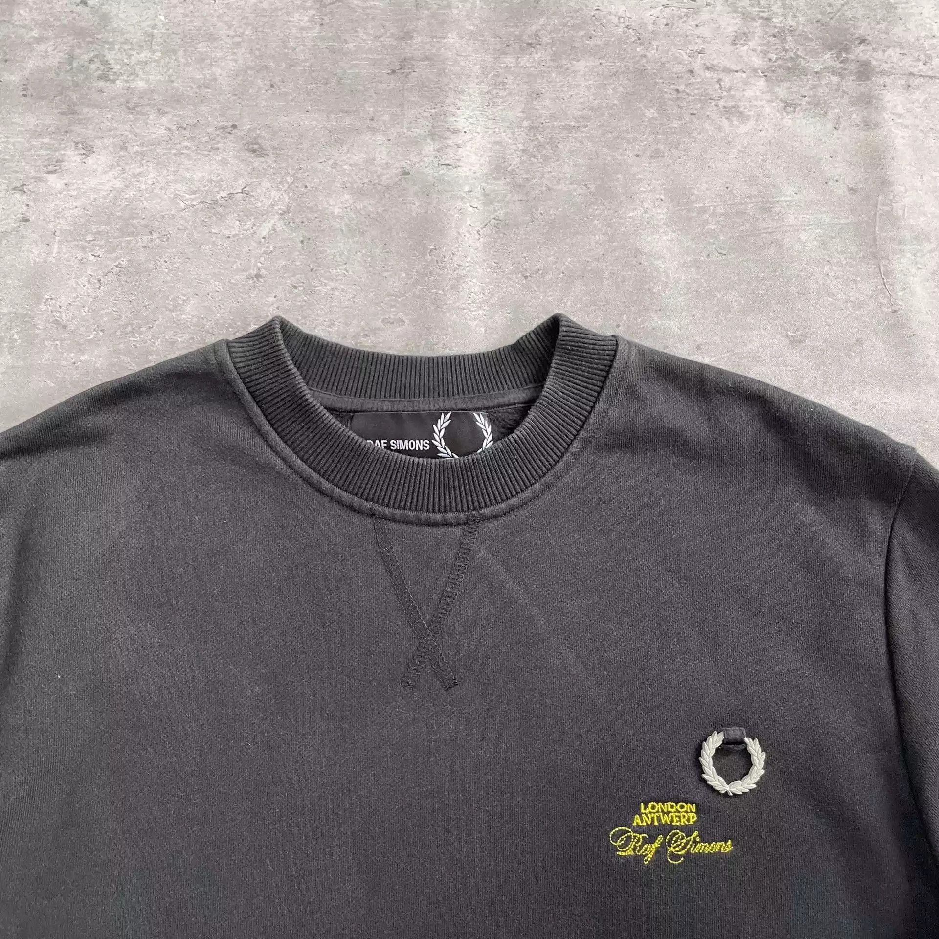 Raf Simons Raf Simons Fred Perry 20aw Embroidered Sweatshirt