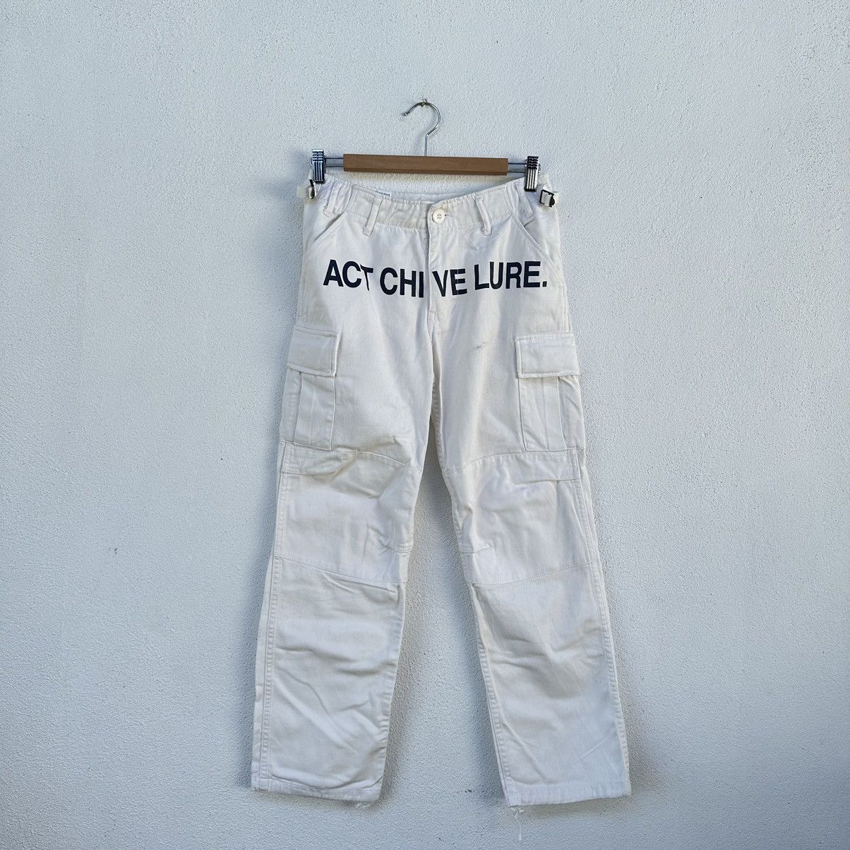 Japanese Brand × Vintage 💥NEED GONE💥Actchivelure red dark cargo pant Size US 29 - 1 Thumbnail